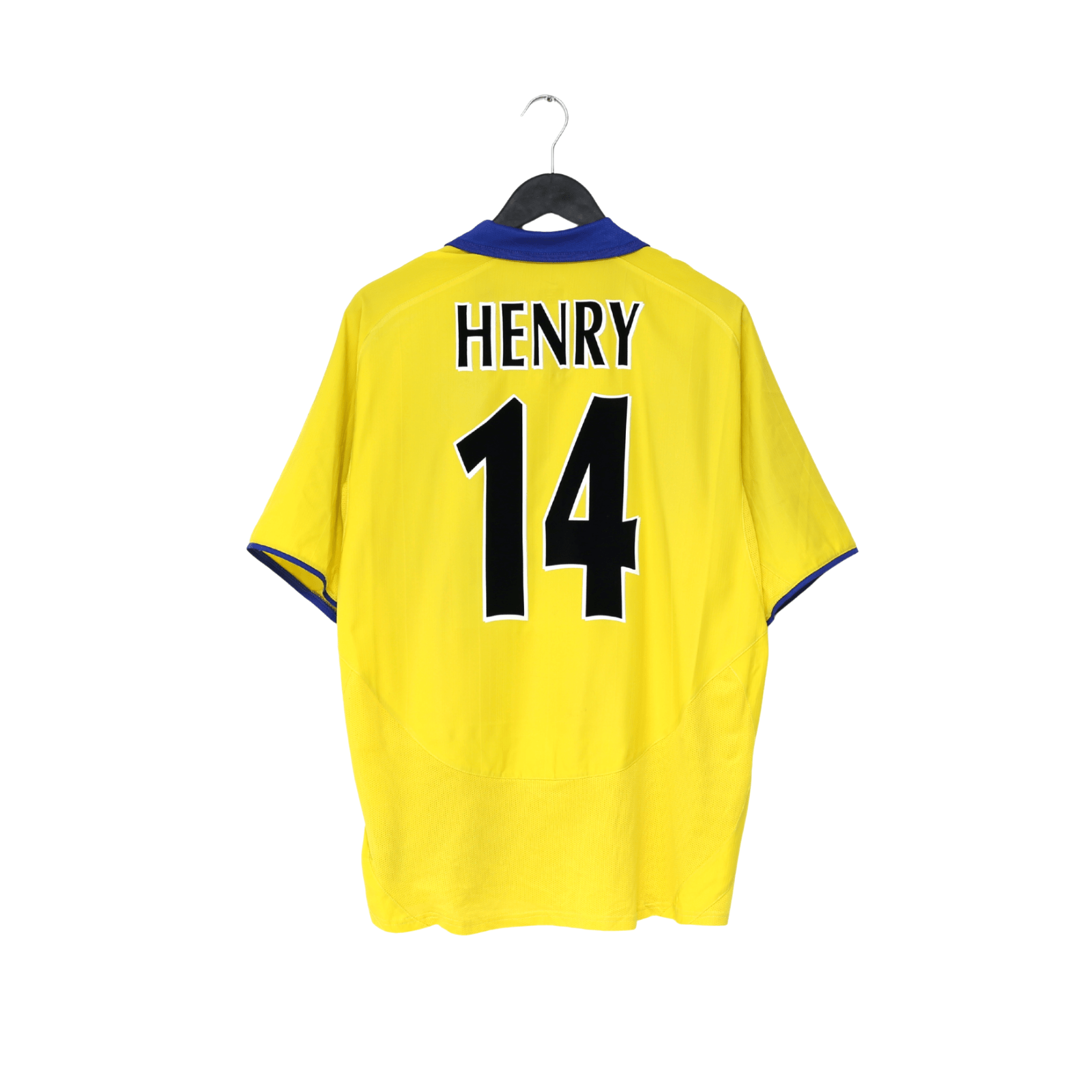 2003/04 HENRY #14 Arsenal Vintage Nike Away Football Shirt (L)