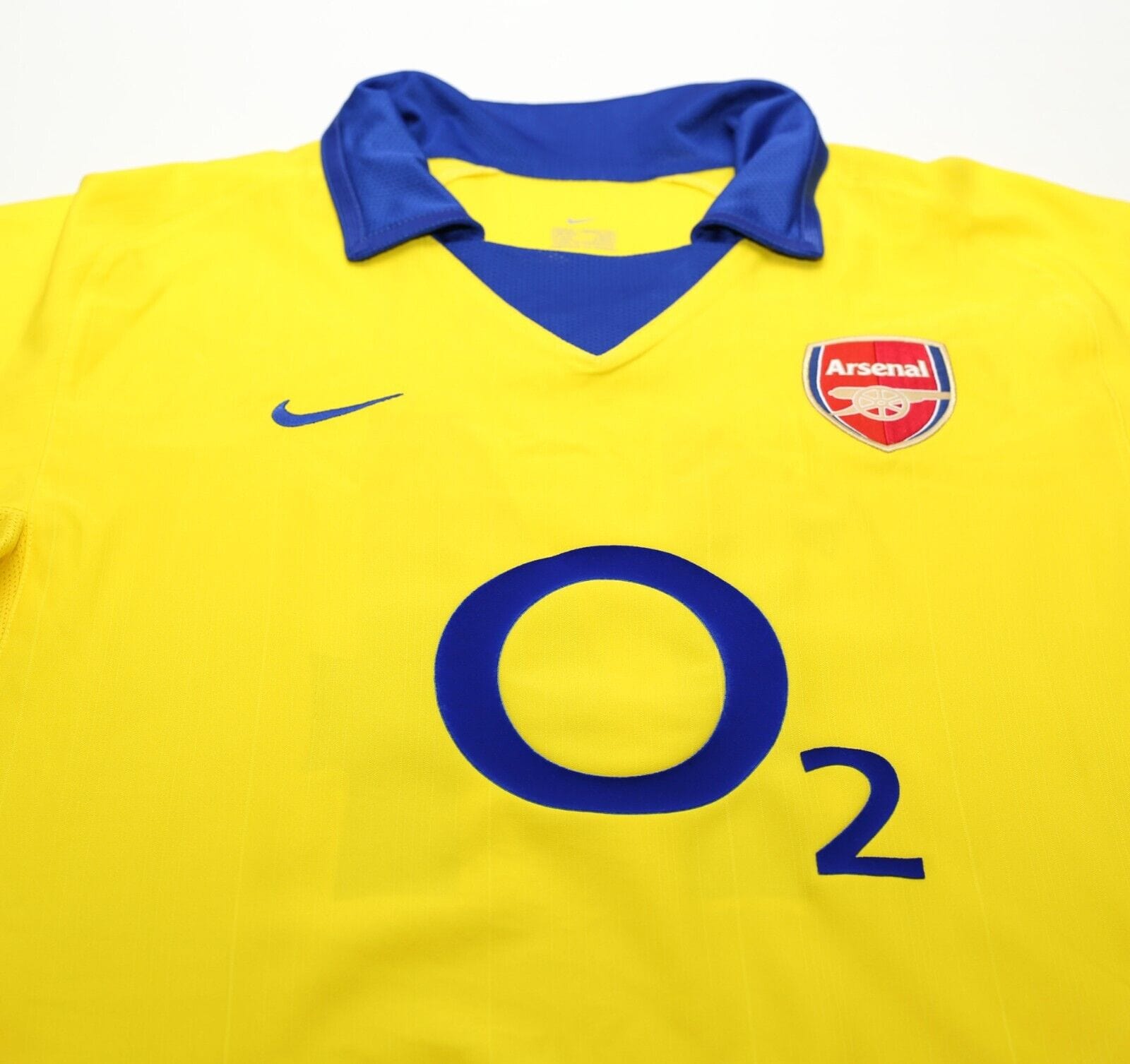 2003/04 HENRY #14 Arsenal Vintage Nike UCL Away Football Shirt Jersey (M)