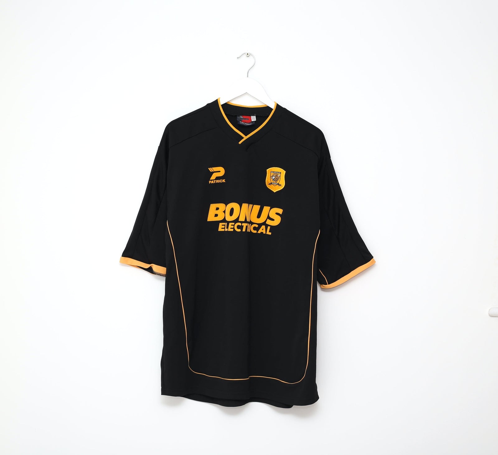 2003/04 HULL CITY Vintage Patrick Away Football Shirt Jersey (XXL)