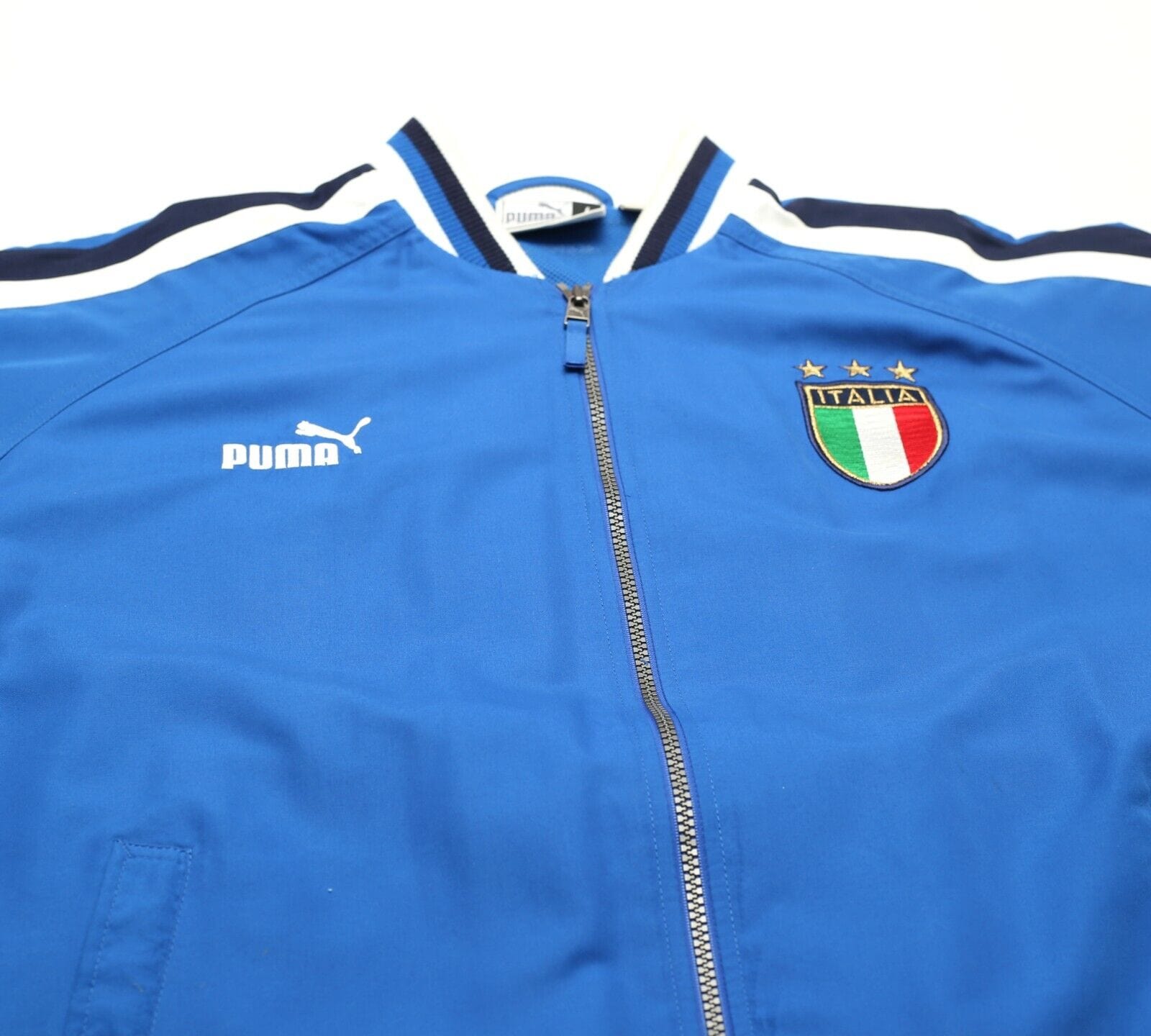 2003/04 ITALY Vintage PUMA KING Football Track Top Jacket (L) Euro 2004