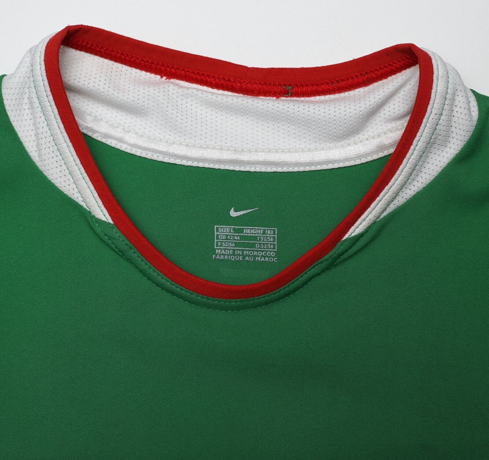 2003/04 J. BORGETTI #9 Mexico Vintage Nike Home Football Shirt (L)