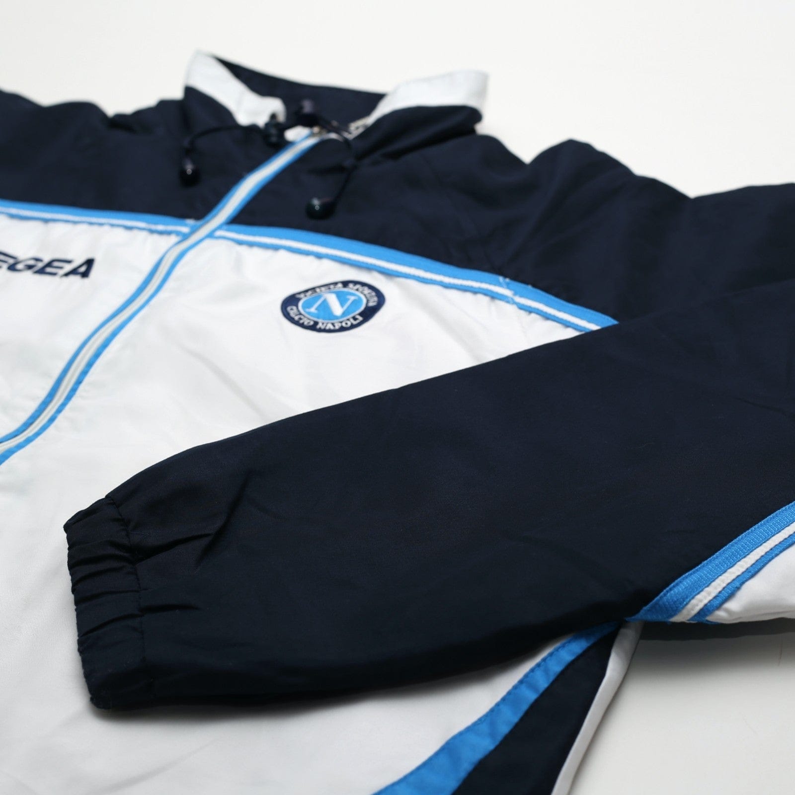 2003/04 Napoli Vintage Legea Football Track Top Jacket (XL)