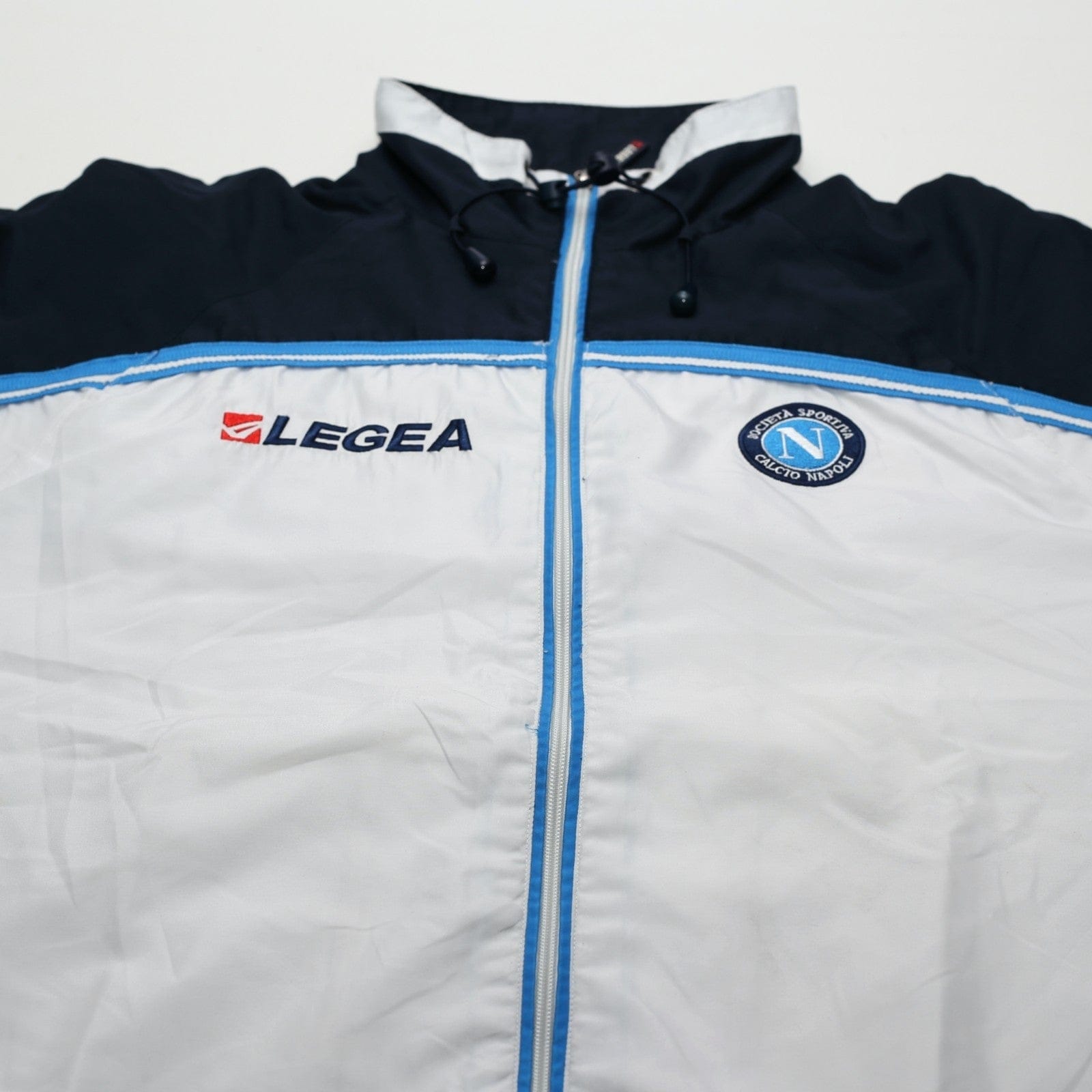 2003/04 Napoli Vintage Legea Football Track Top Jacket (XL)