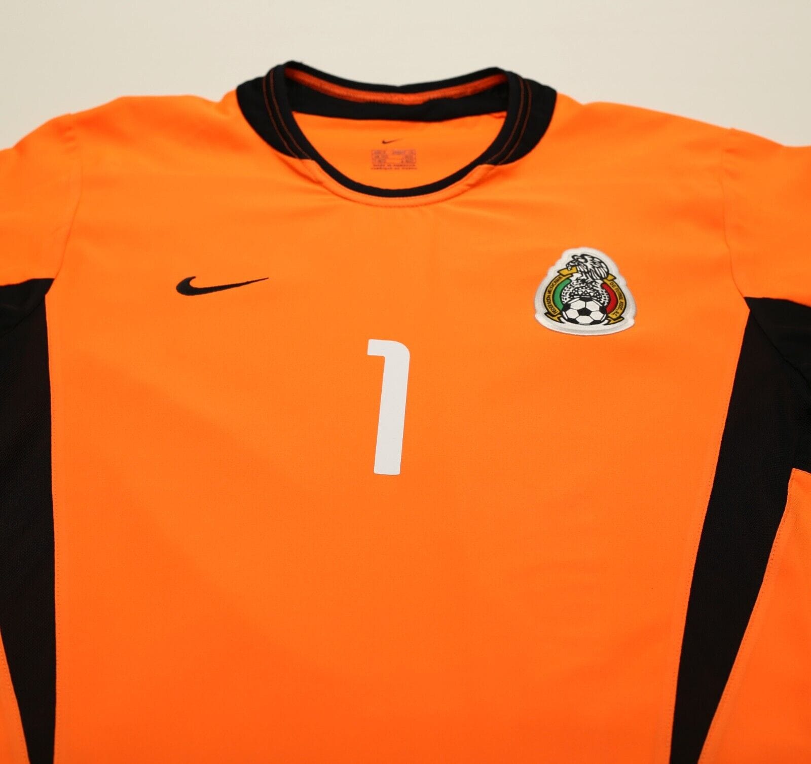 2003/04 O. SANCHEZ #1 Mexico Vintage Nike GK Football Shirt (M)