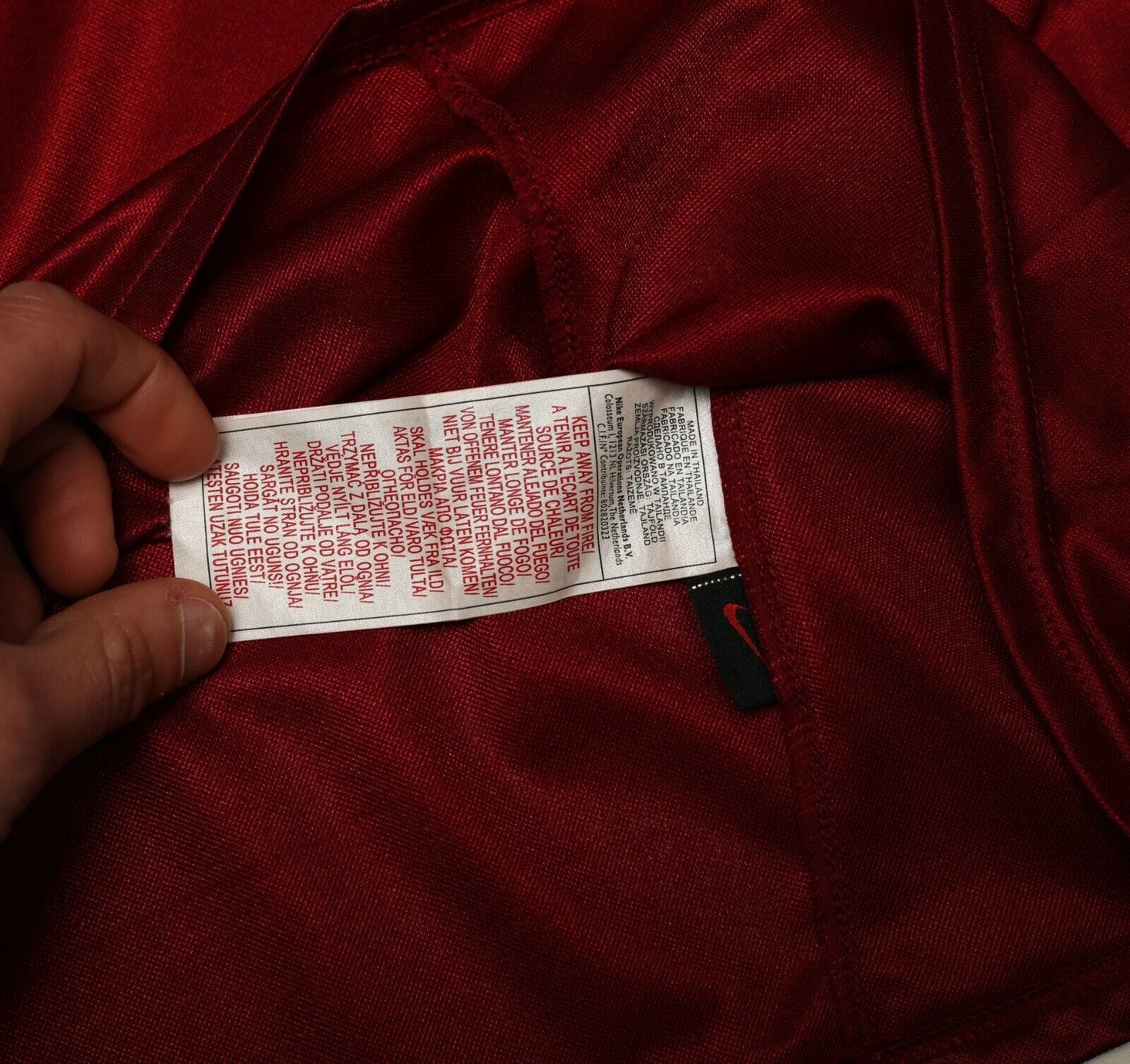 2003/04 POBORSKY #8 Sparta Prague Vintage Nike Home Football Shirt (M)