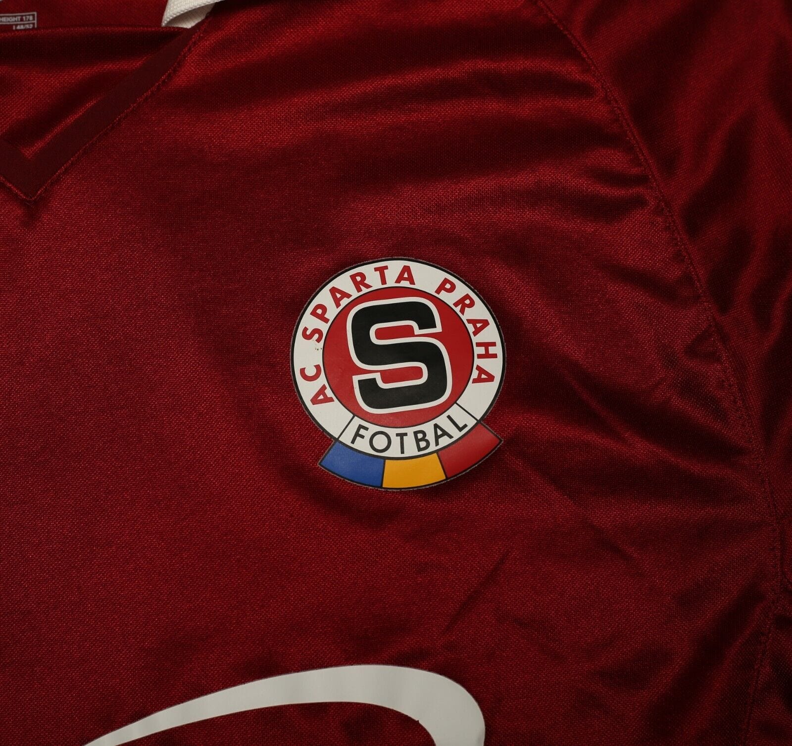 2003/04 POBORSKY #8 Sparta Prague Vintage Nike Home Football Shirt (M)