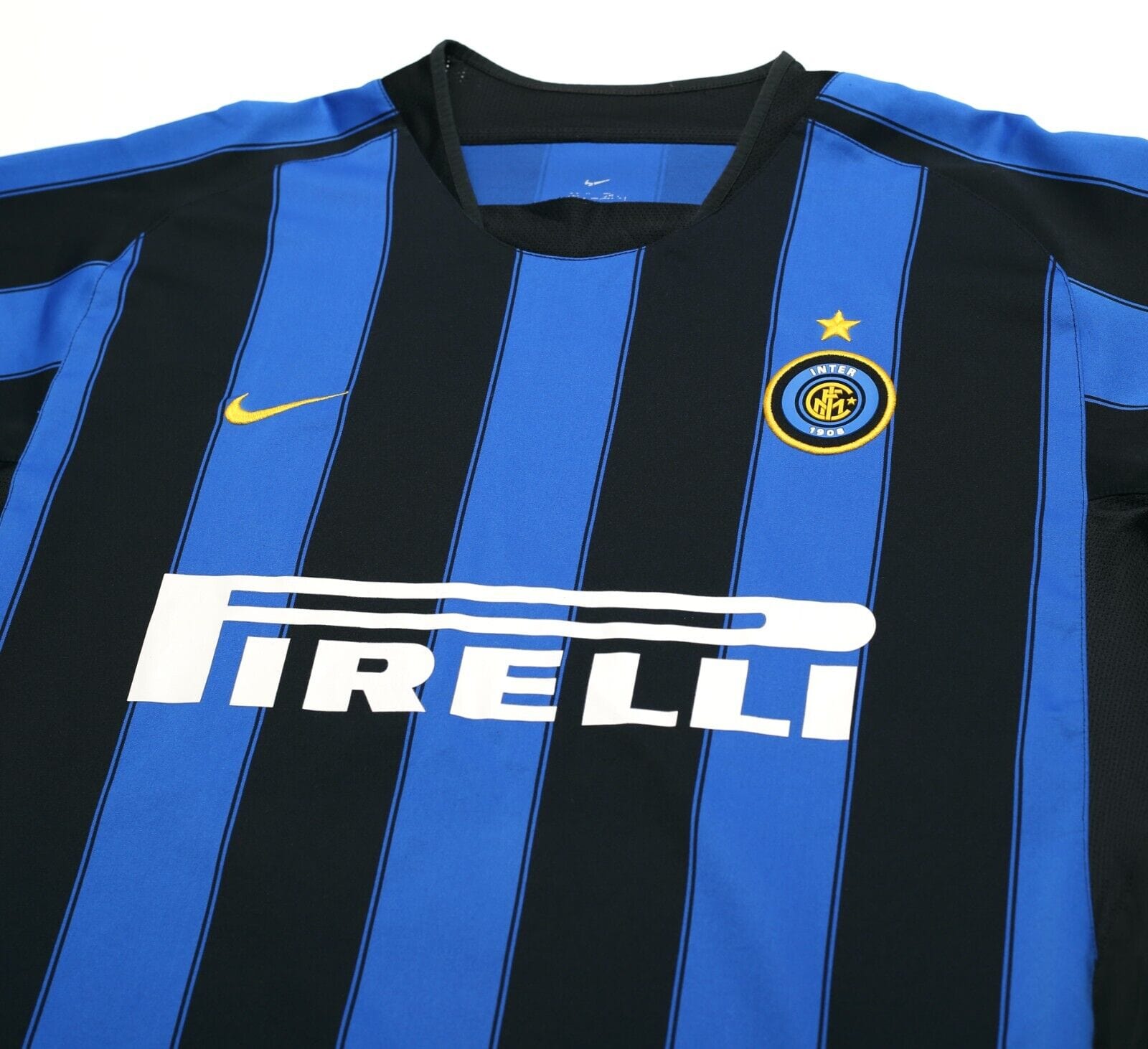 2003/04 RECOBA #20 Inter Milan Vintage Nike Home Football Shirt Jersey (L)
