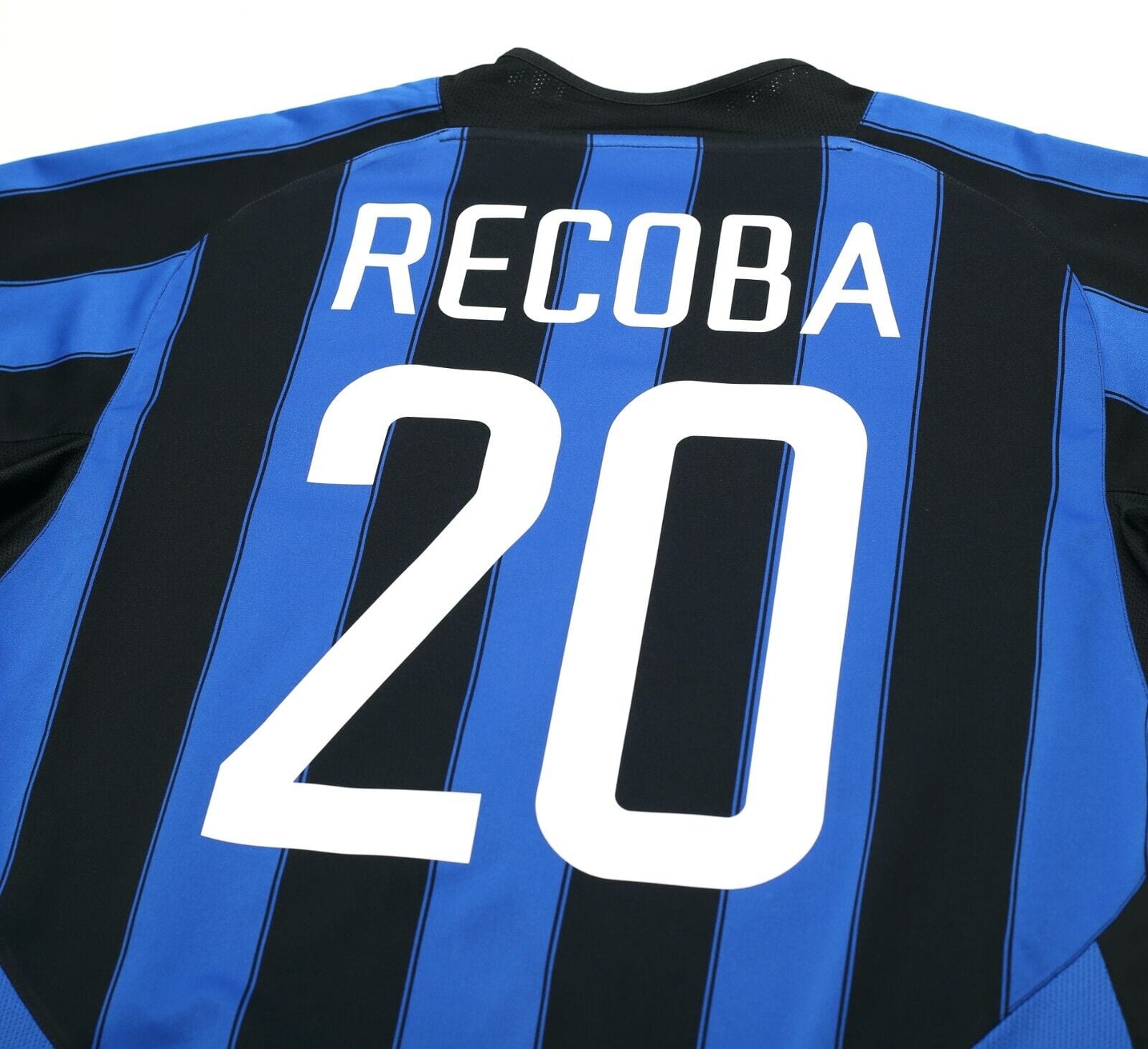 2003/04 RECOBA #20 Inter Milan Vintage Nike Home Football Shirt Jersey (L)