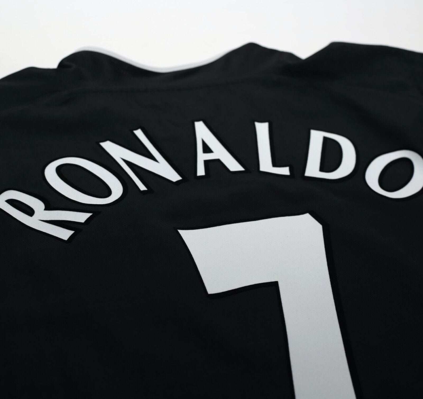 2003/04 RONALDO #7 Manchester United Vintage Nike Away Football Shirt (M)