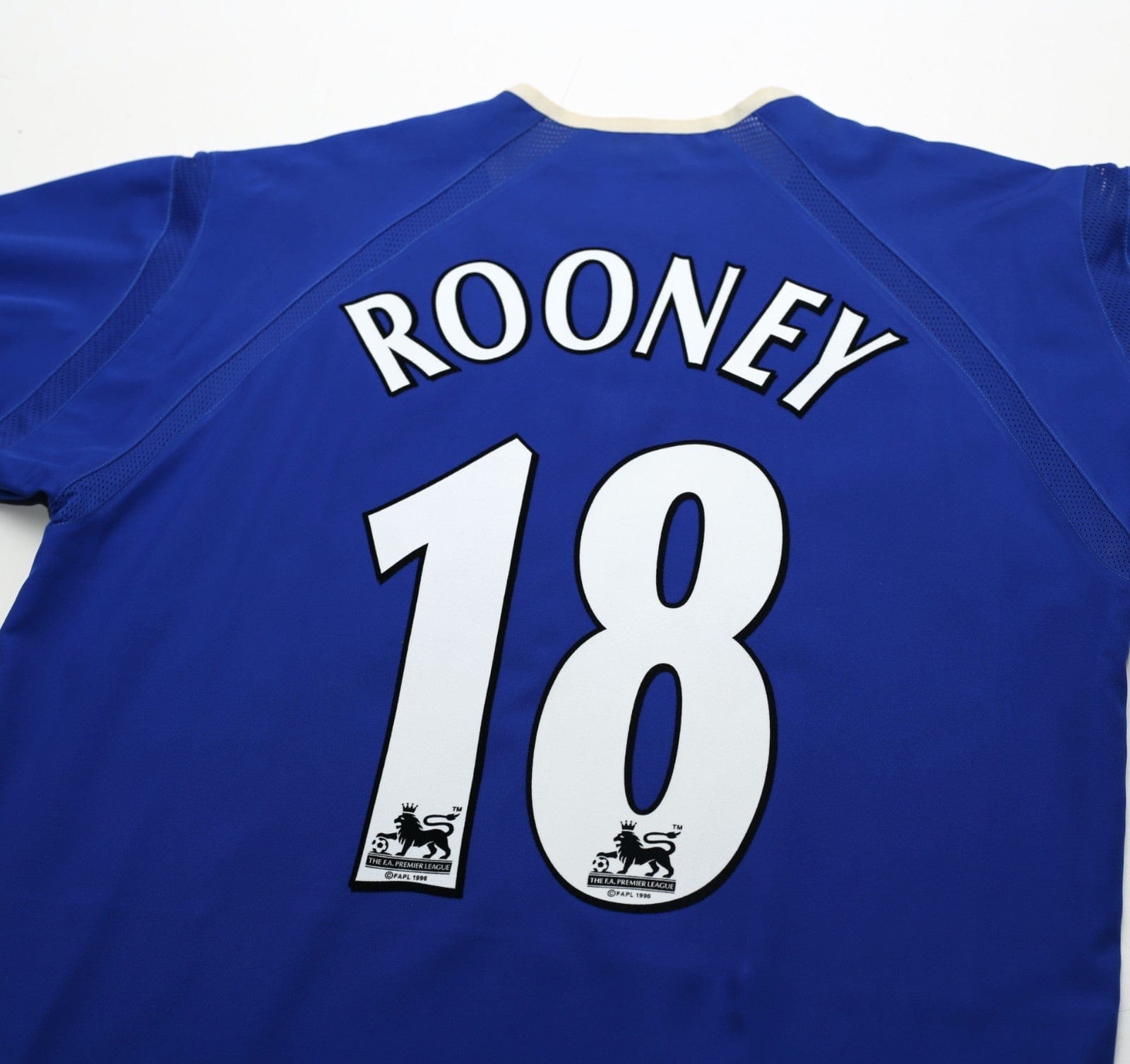 2003/04 ROONEY #18 Everton Vintage PUMA Home Football Shirt (S)