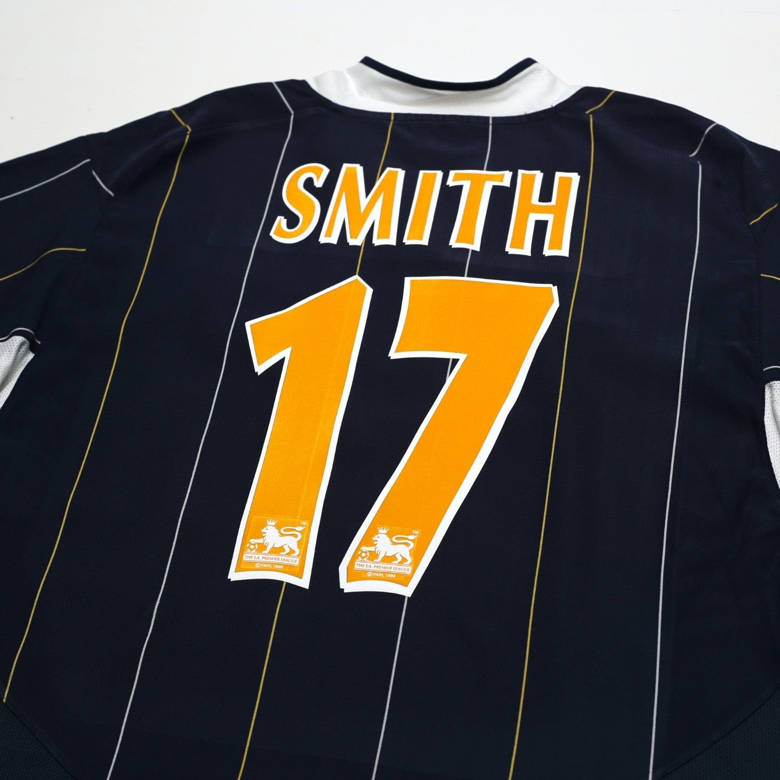 2003/04 Smith #17 Leeds United Vintage Nike Away Football Shirt (XL)