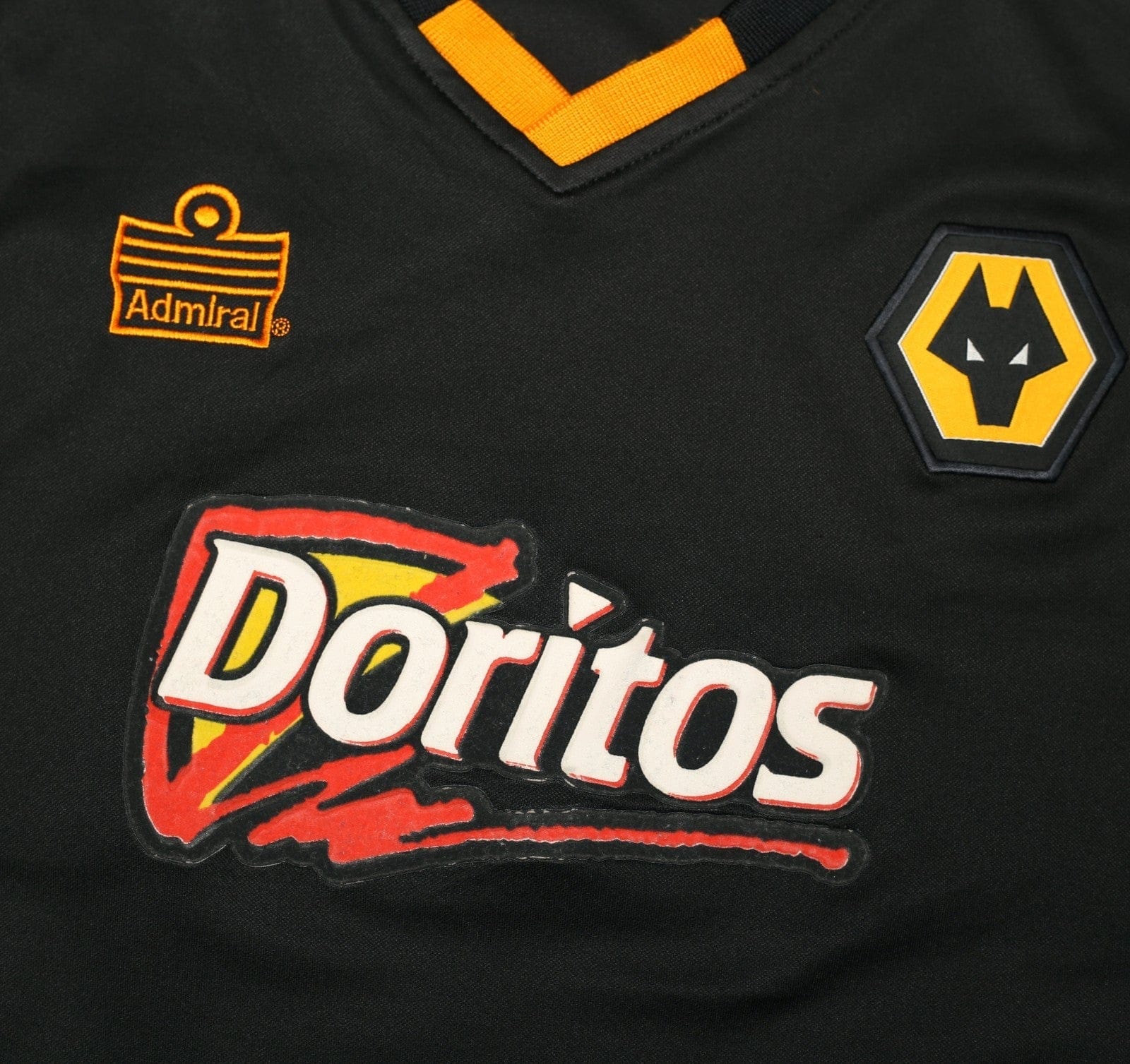2003/04 WOLVERHAMPTON WANDERERS Vintage Admiral Away Football Shirt (L)