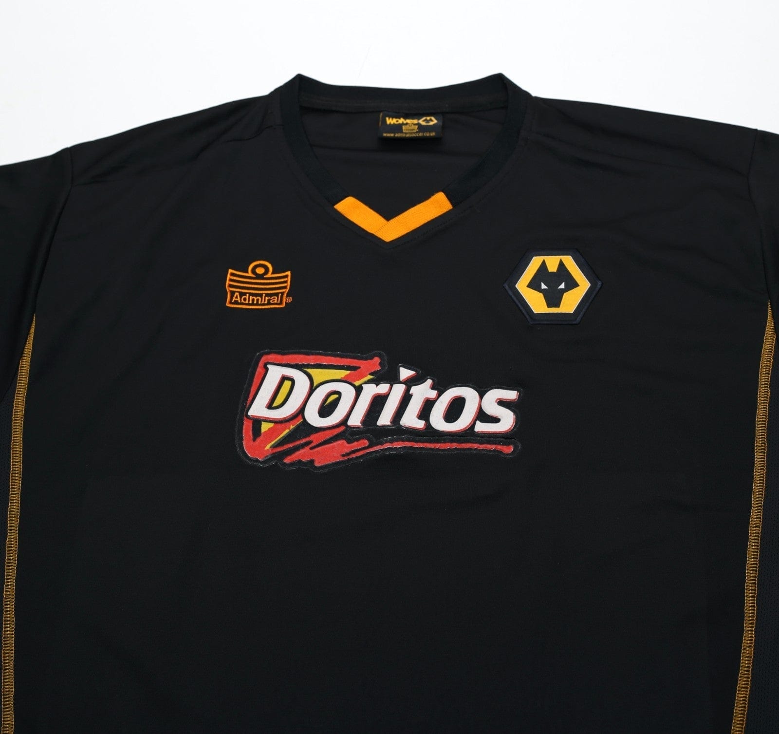 2003/04 WOLVERHAMPTON WANDERERS Vintage Admiral Away Football Shirt (L)
