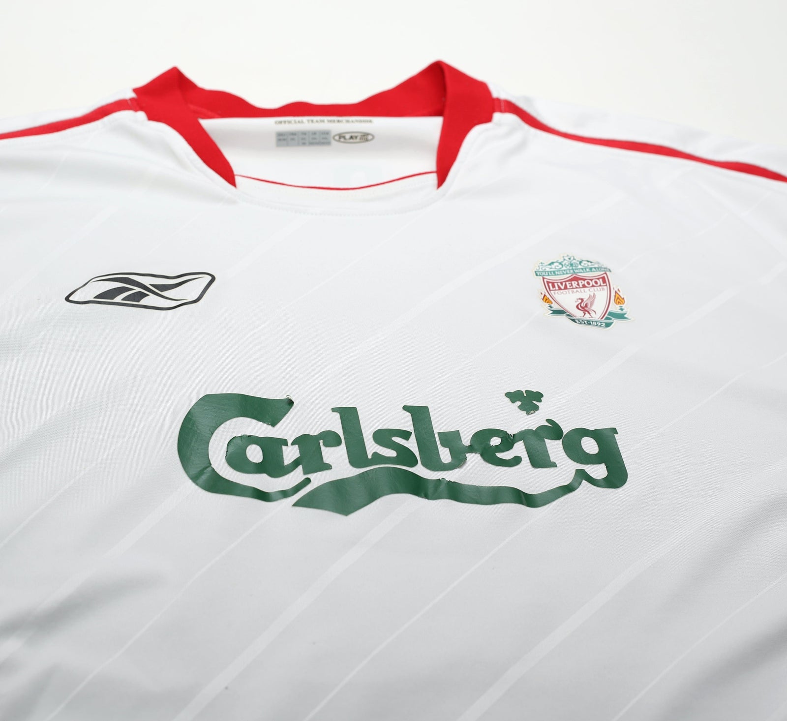 2003/05 ALONSO #14 Liverpool Vintage Reebok Away Football Shirt Jersey (XL)