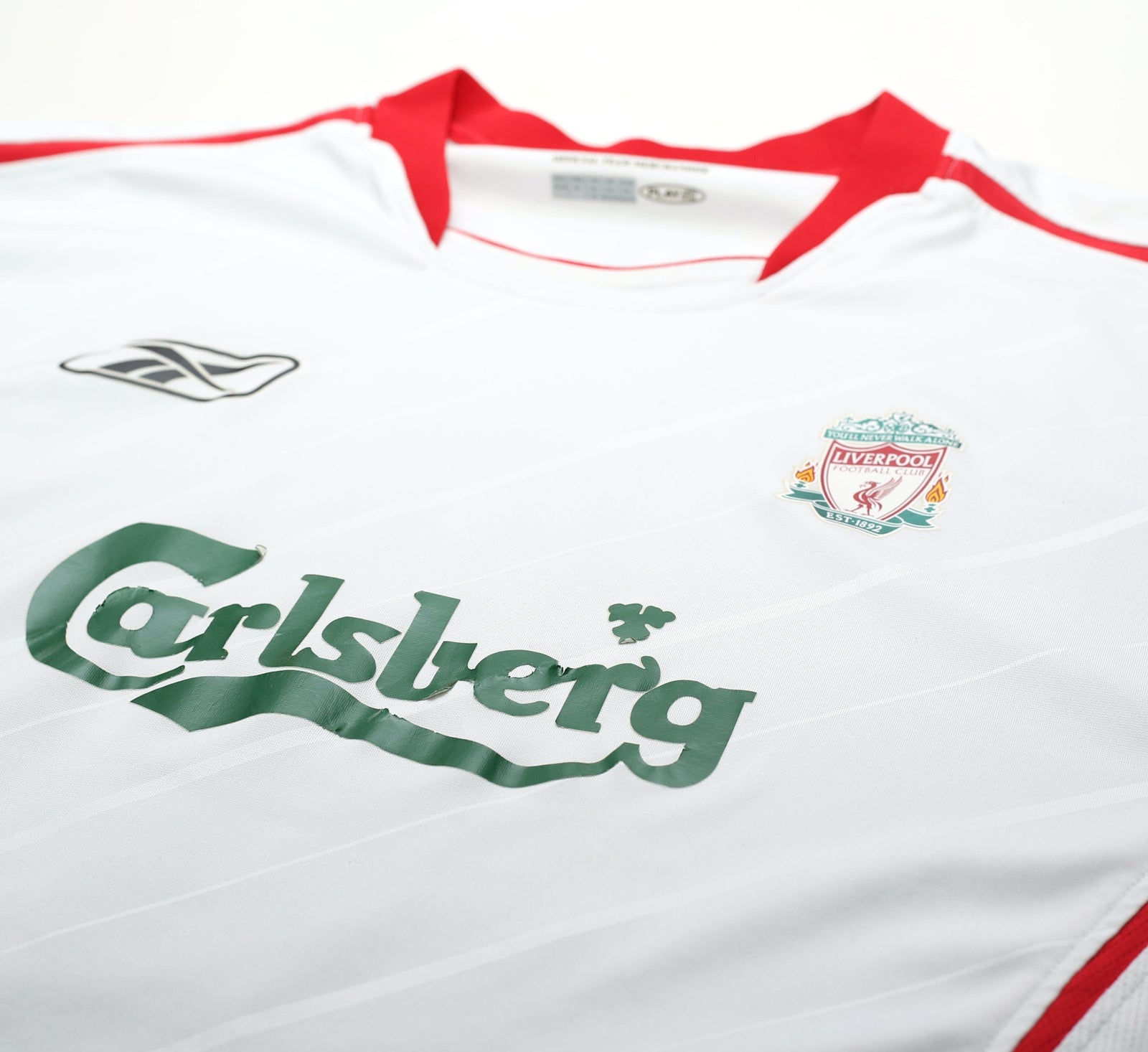 2003/05 ALONSO #14 Liverpool Vintage Reebok Away Football Shirt Jersey (XL)