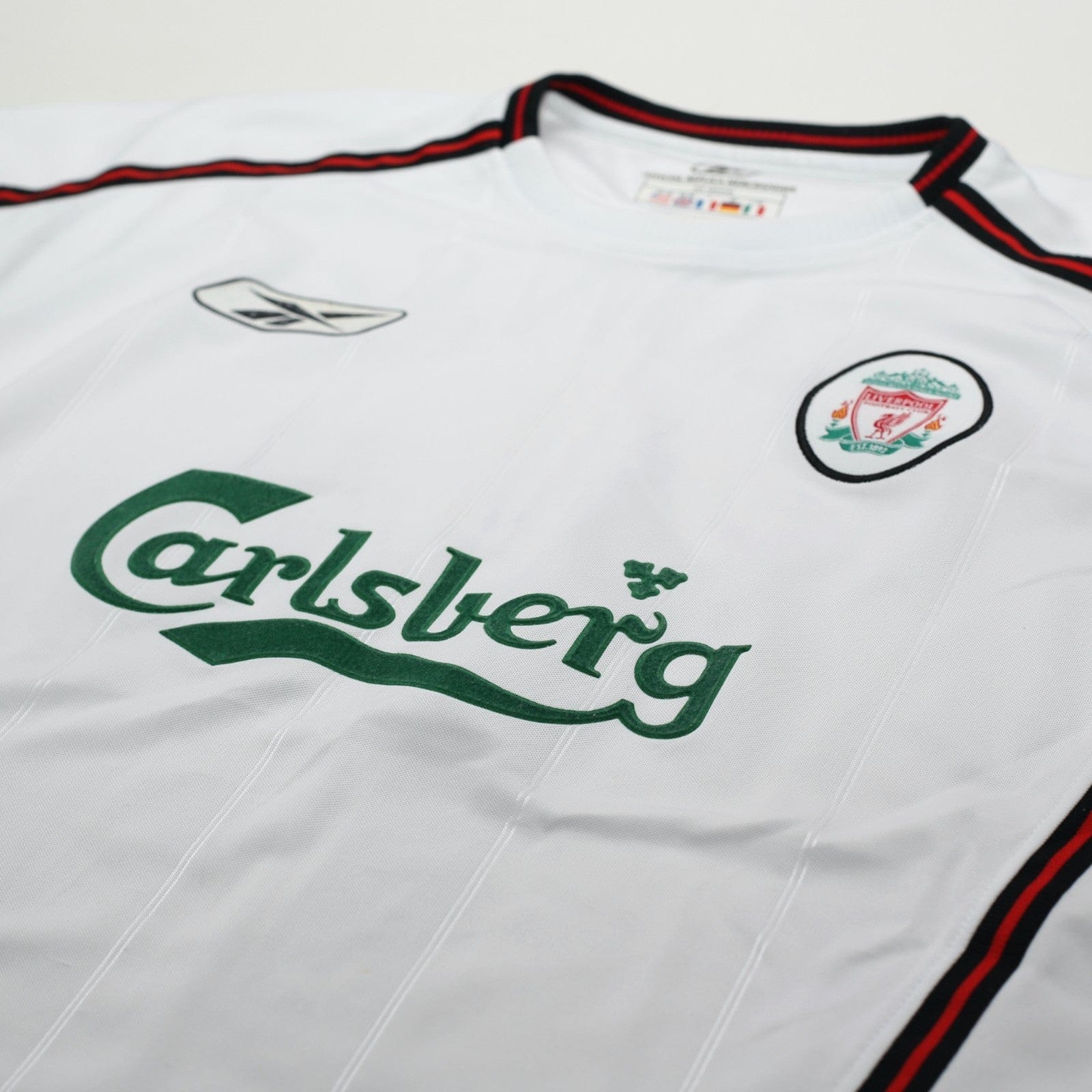 2003/05 Alonso #14 Vintage Liverpool Reebok Away Football Shirt (M)