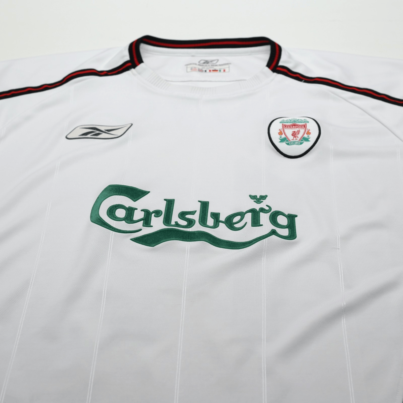 2003/05 Alonso #14 Vintage Liverpool Reebok Away Football Shirt (XL)