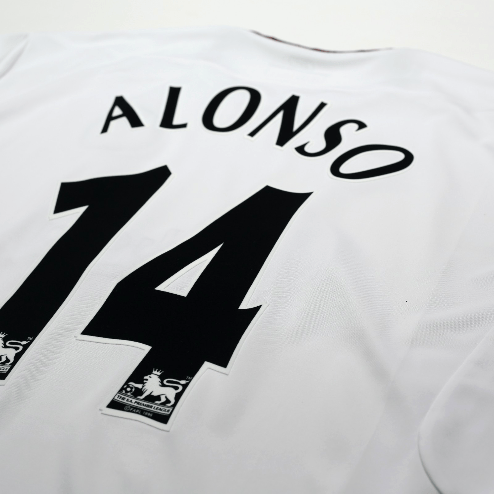 2003/05 Alonso #14 Vintage Liverpool Reebok Away Football Shirt (XL)