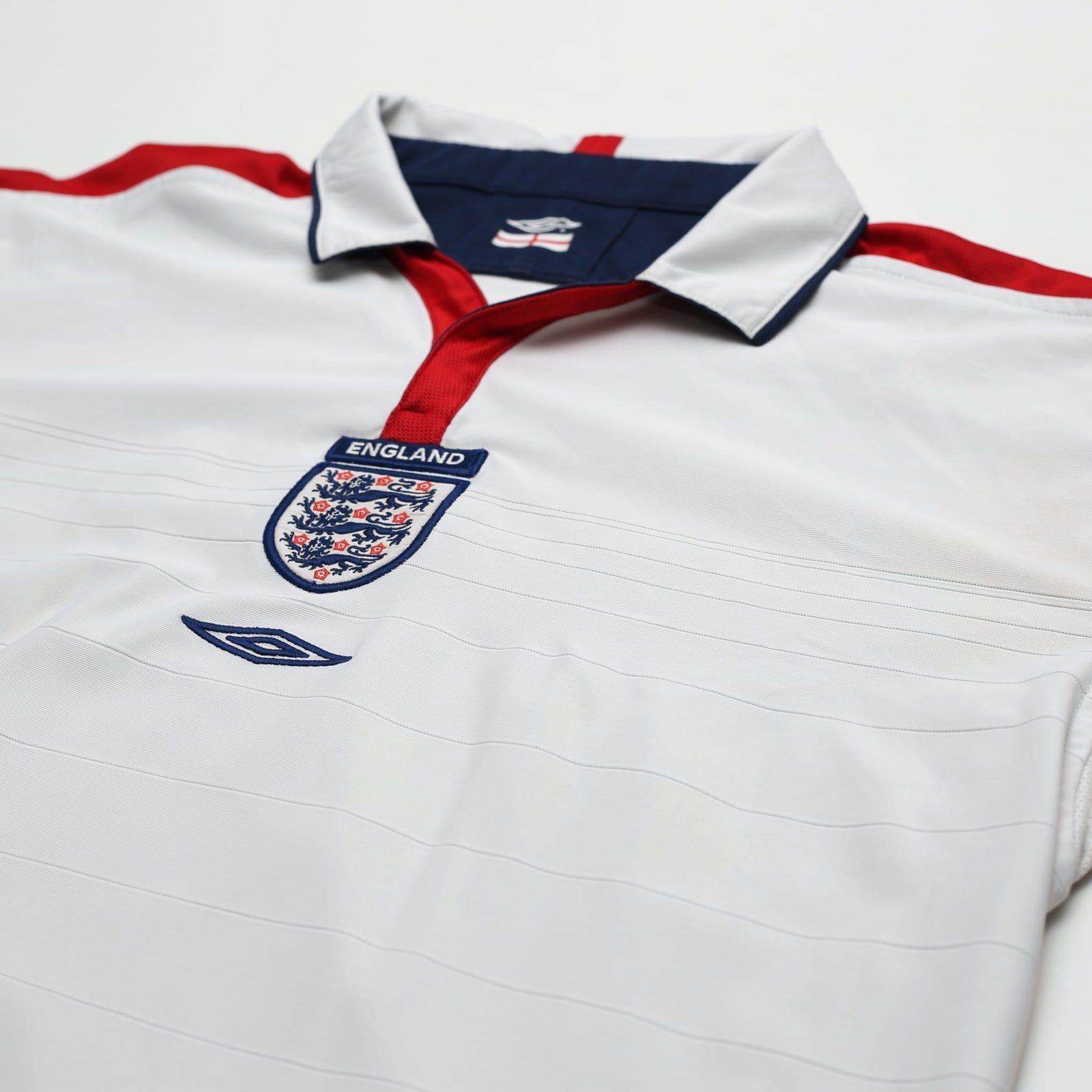 2003/05 England Vintage Umbro L/S Home Football Shirt (XL) EURO 2004