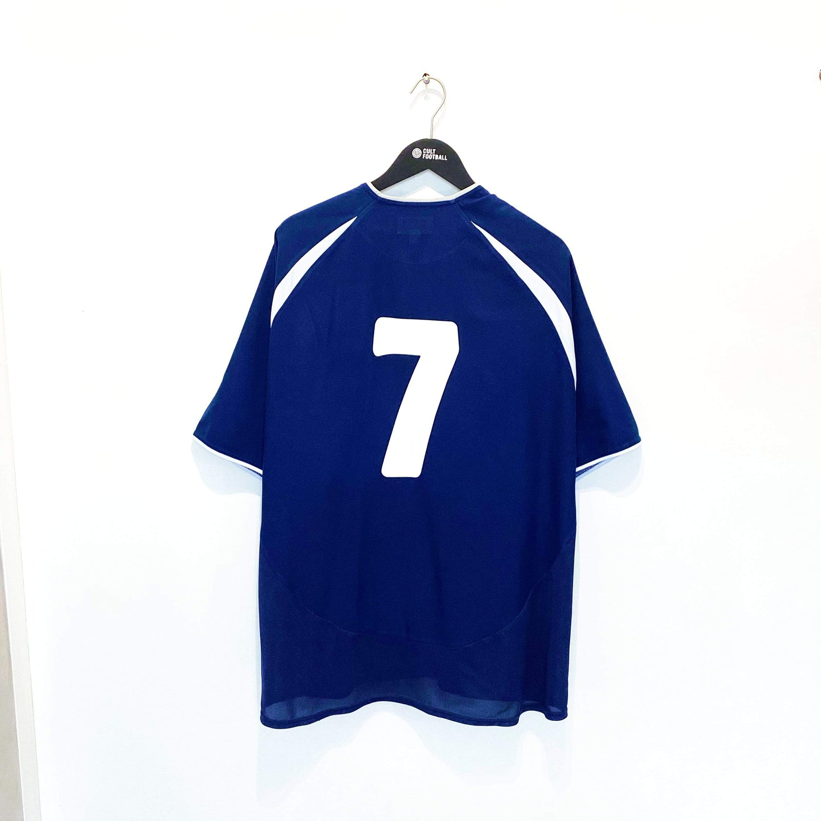 2003/05 FLETCHER #7 Scotland Vintage Diadora Home Football Shirt (XL) Man Utd