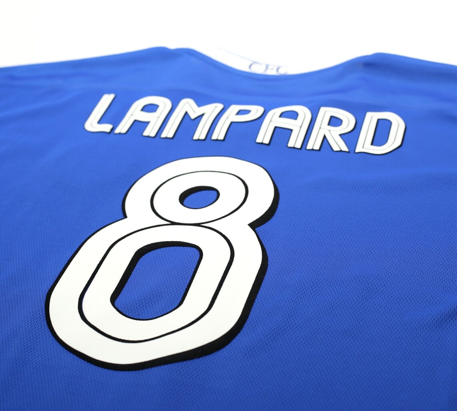 2003/05 LAMPARD #8 Chelsea Vintage Umbro UCL Home Football Shirt Jersey (XL)