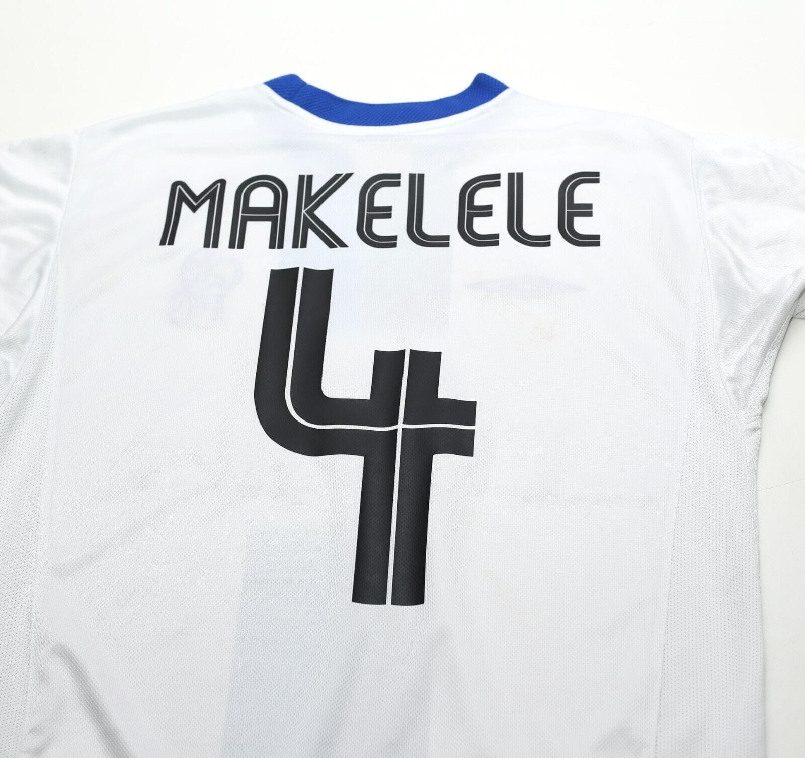 2003/05 MAKELELE #4 Chelsea Vintage Umbro UCL Away Football Shirt Jersey (S)