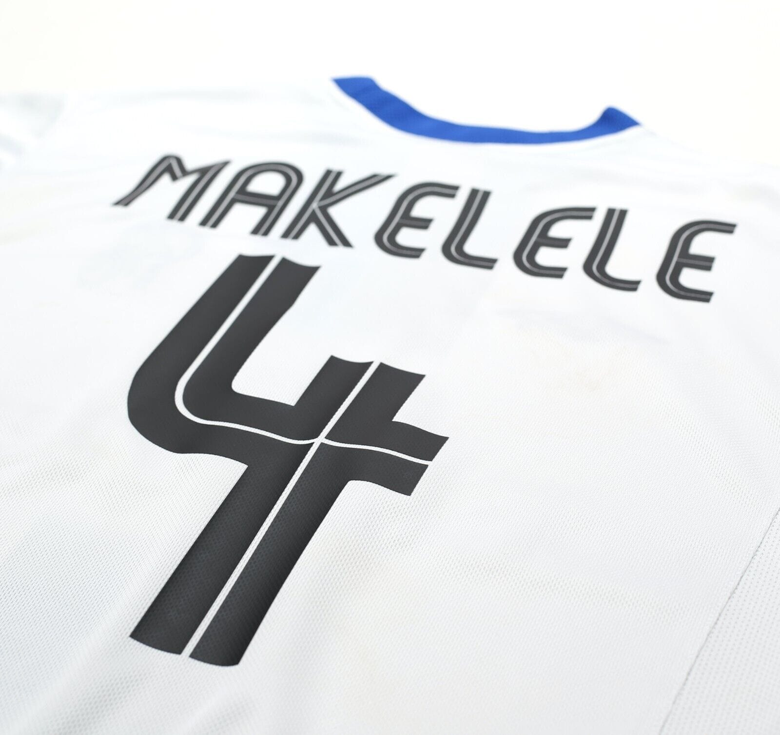 2003/05 MAKELELE #4 Chelsea Vintage Umbro UCL Away Football Shirt Jersey (S)