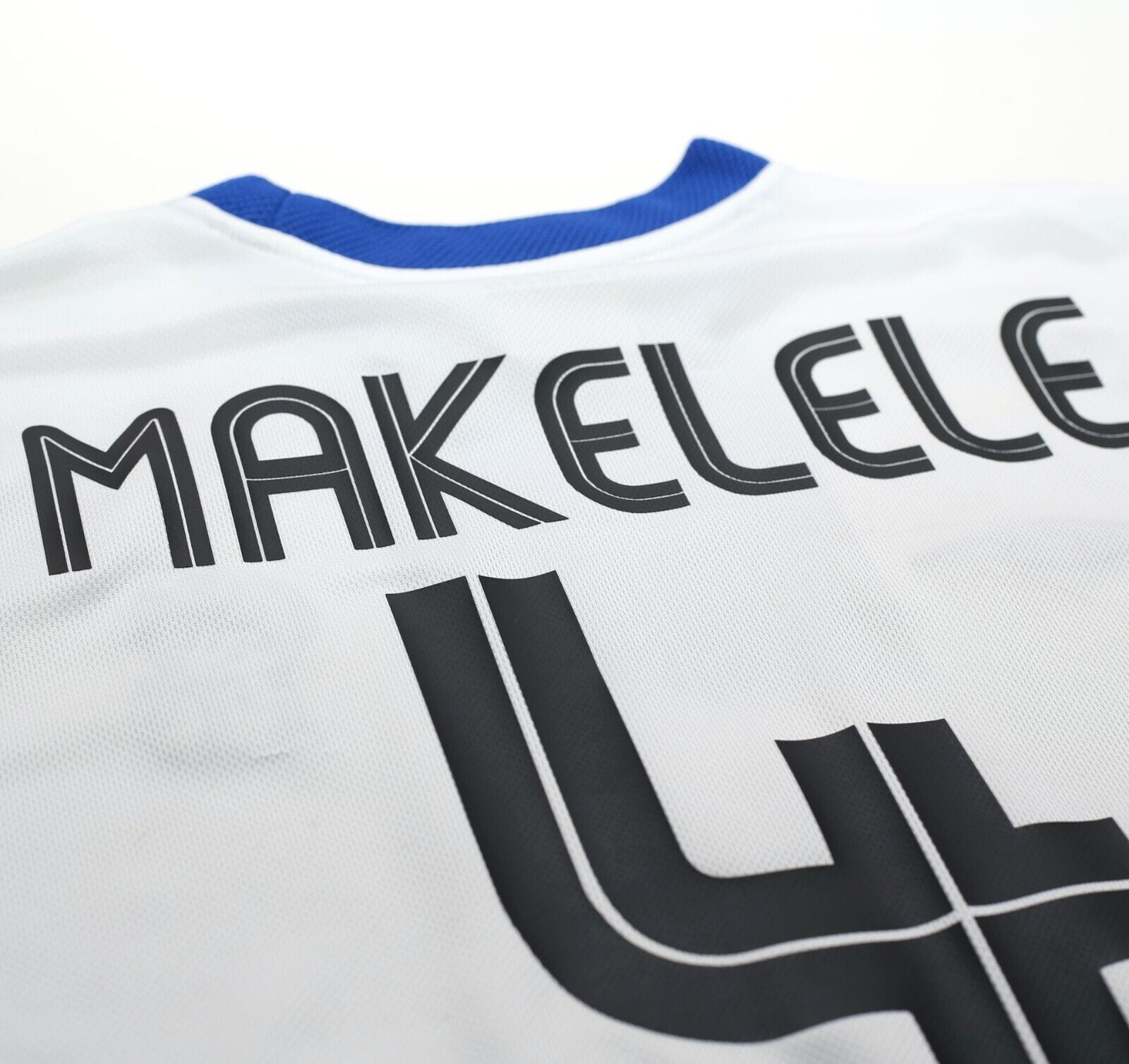 2003/05 MAKELELE #4 Chelsea Vintage Umbro UCL Away Football Shirt Jersey (S)