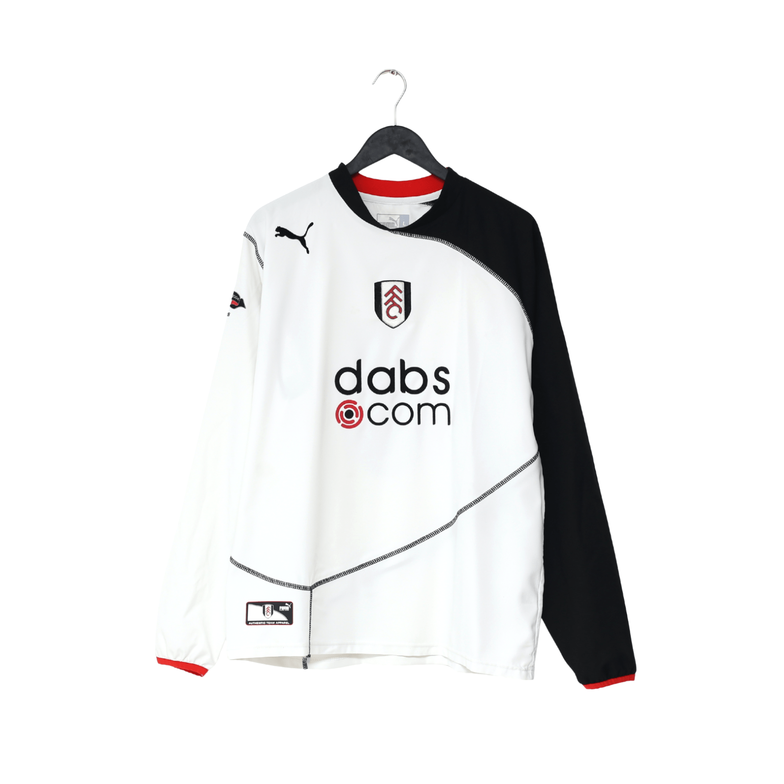 2003/05 SAHA #8 Fulham Vintage PUMA Home Football Shirt (L)