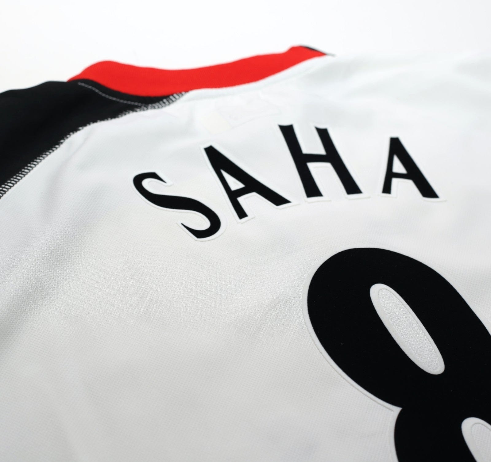 2003/05 SAHA #8 Fulham Vintage PUMA Home Football Shirt (L)