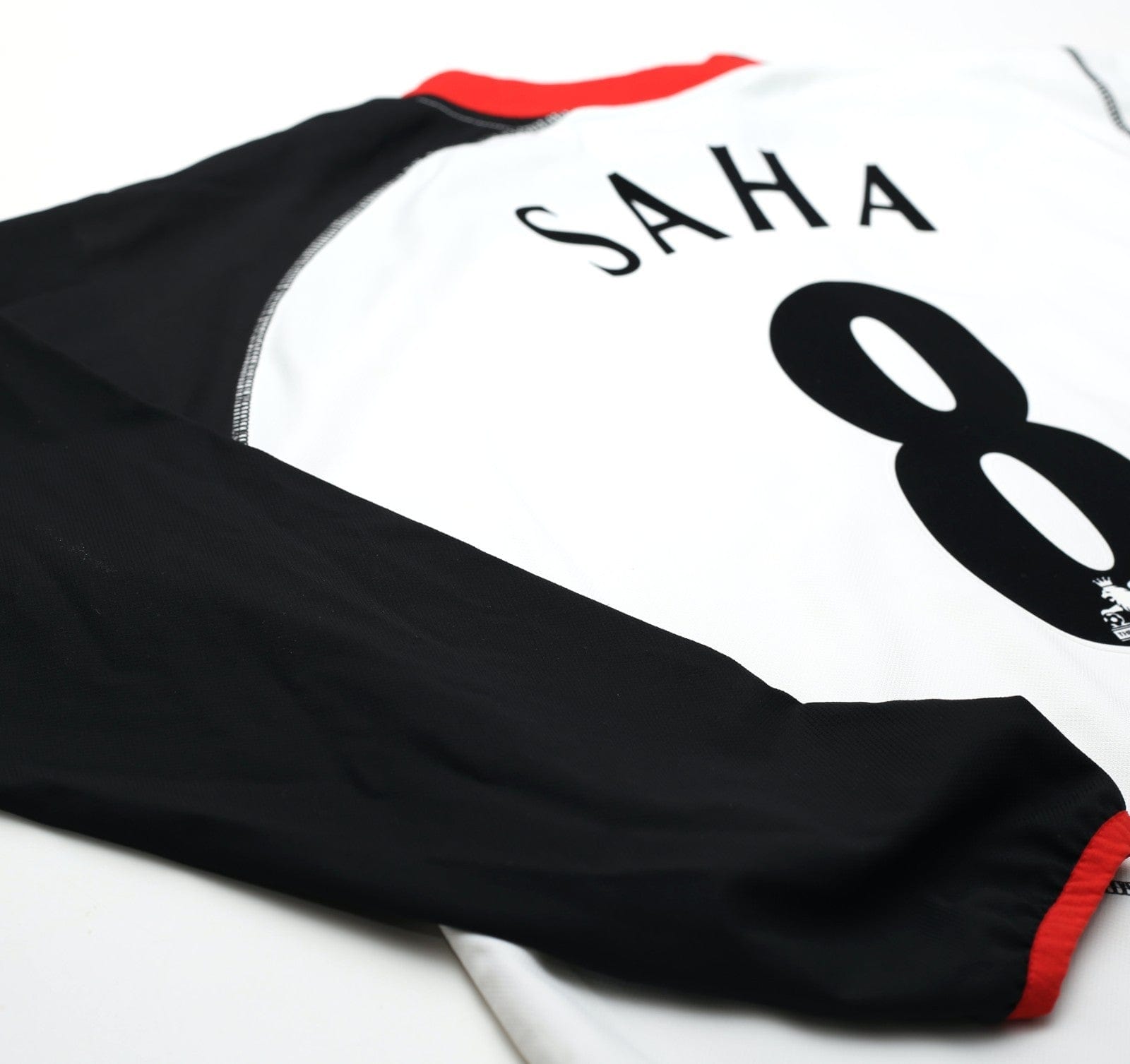 2003/05 SAHA #8 Fulham Vintage PUMA Home Football Shirt (L)