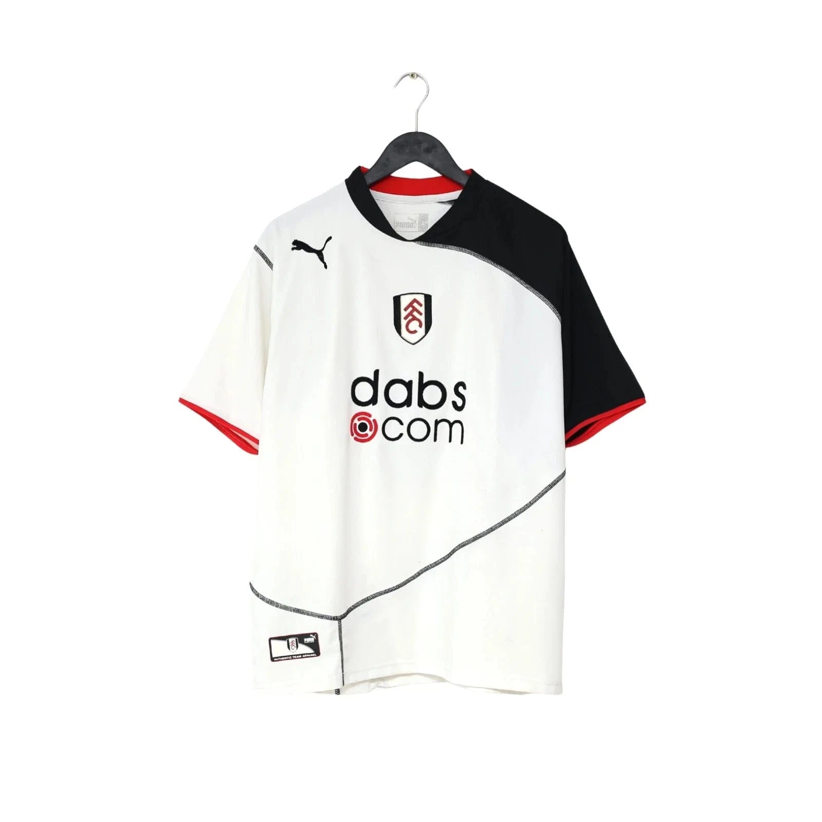 2003/05 SAHA #8 Fulham Vintage PUMA Home Football Shirt (L)