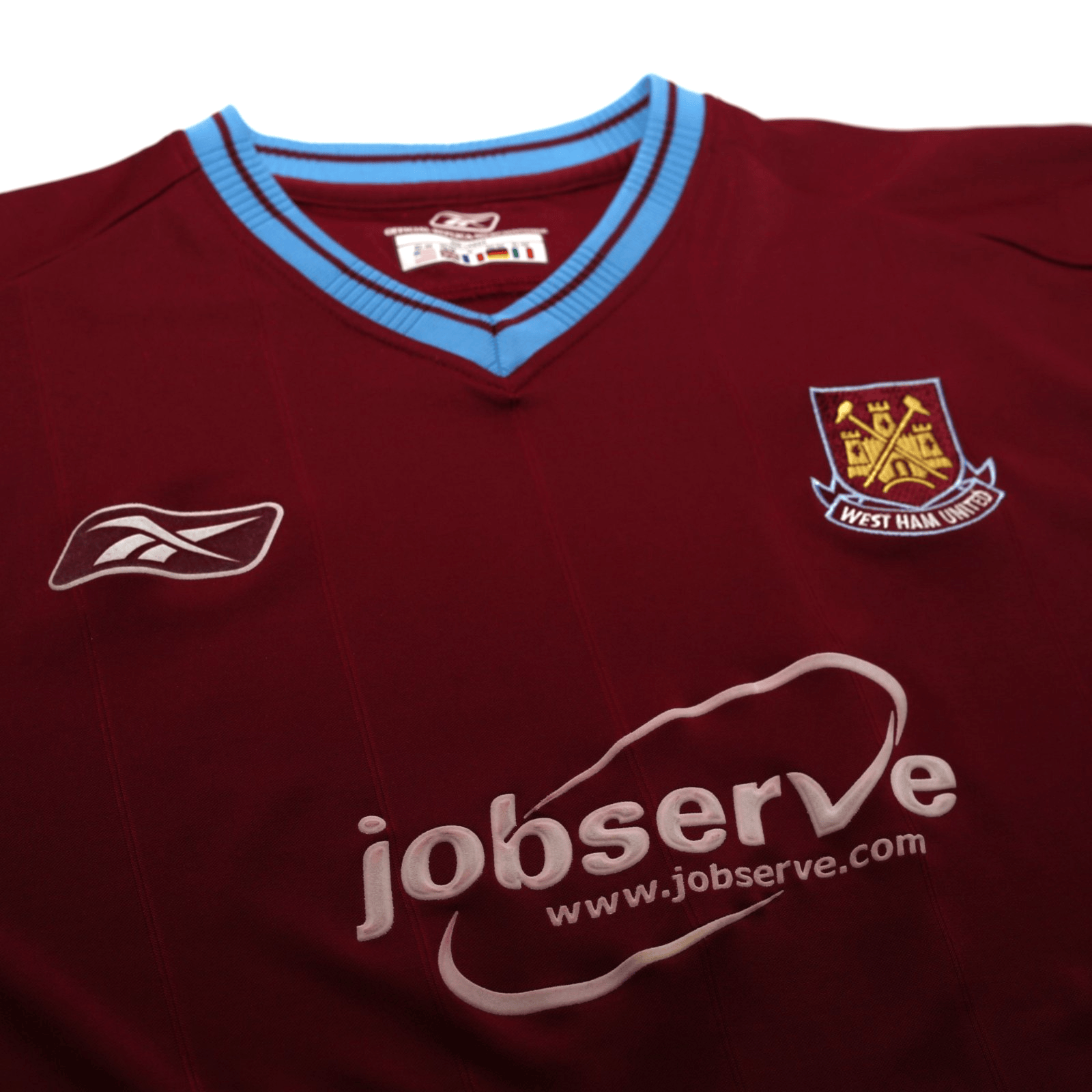 2003/05 West Ham United Vintage Reebok Home Football Shirt (L)