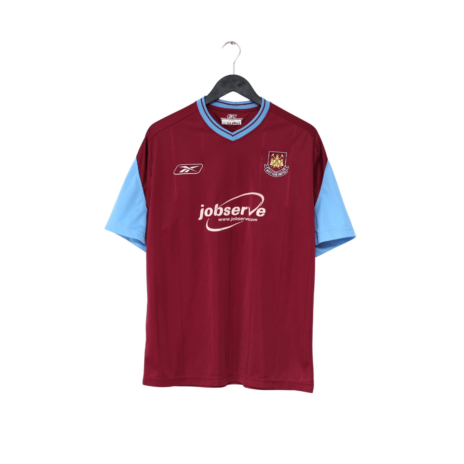 2003/05 WEST HAM UNITED Vintage Reebok Home Football Shirt (M)