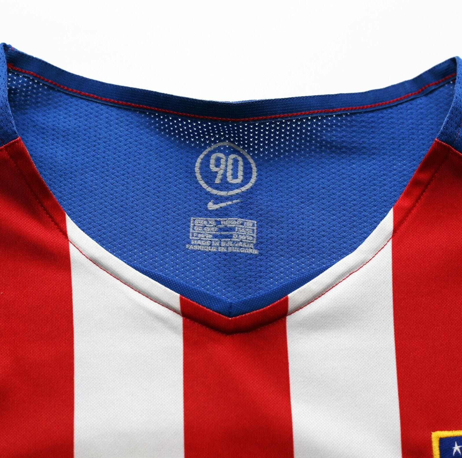 2004/05 ATLETICO MADRID Vintage Nike Home Football Shirt Jersey (XL)