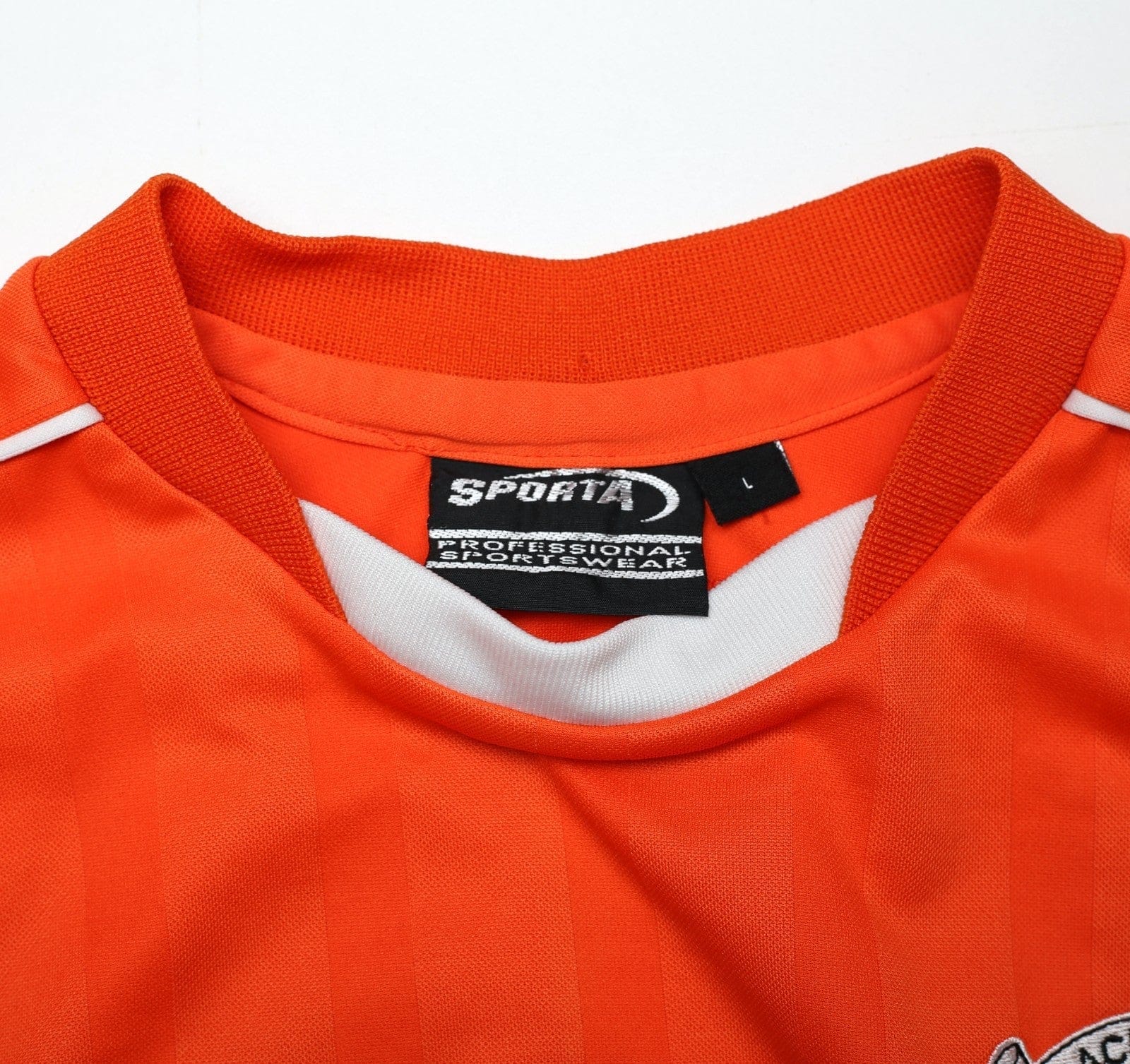2004/05 BLACKPOOL Vintage Sparta Sports Home Football Shirt (L)
