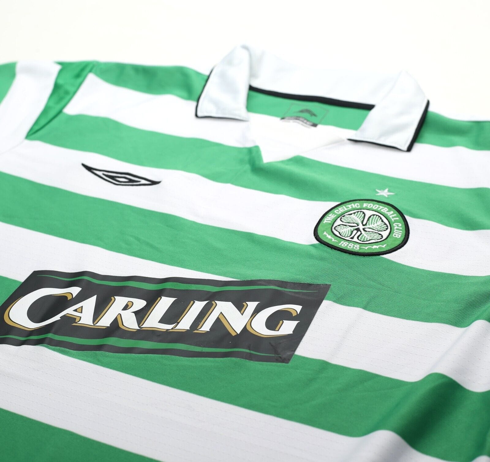 2004/05 CELTIC Vintage Umbro Home Football Shirt (L)