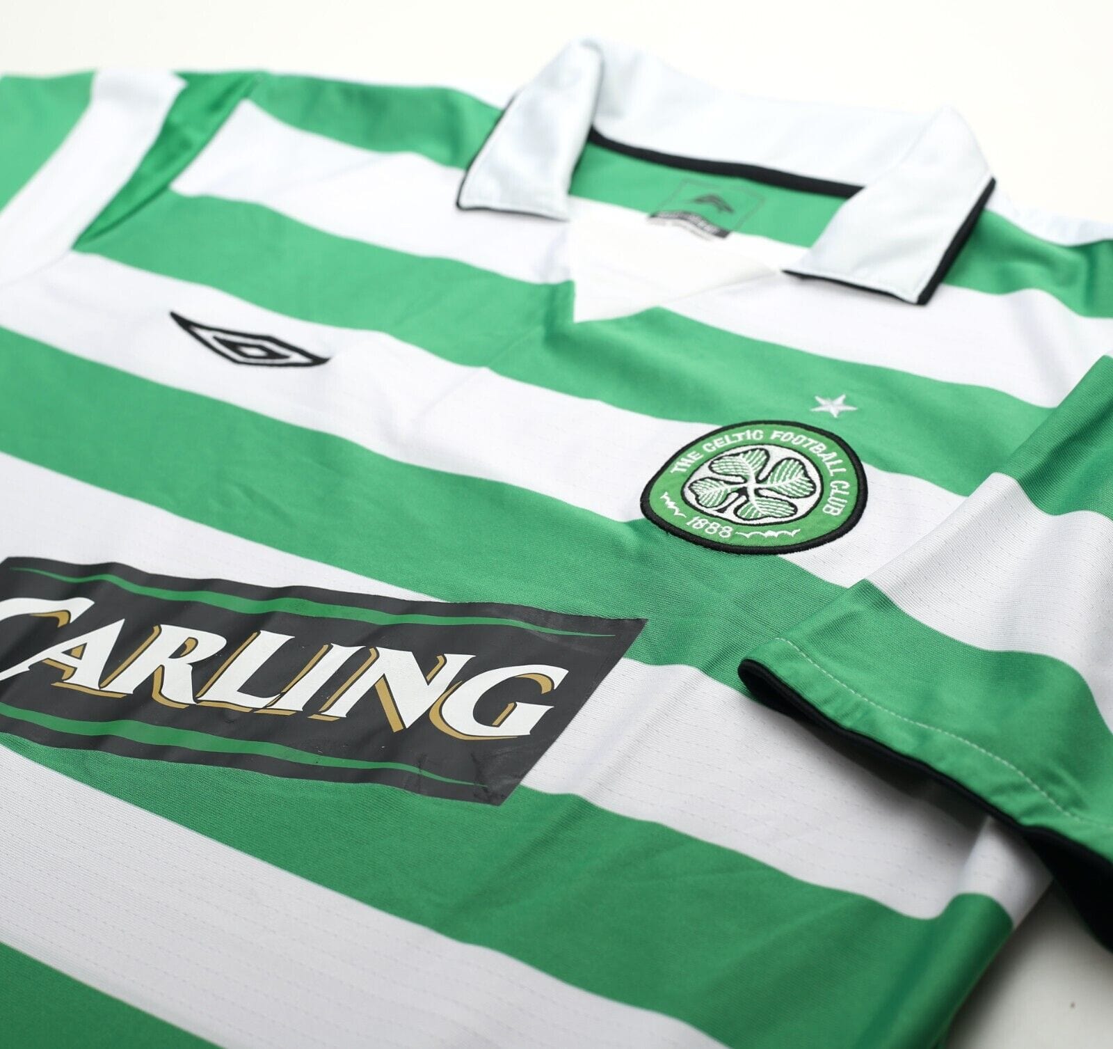 2004/05 CELTIC Vintage Umbro Home Football Shirt (L)