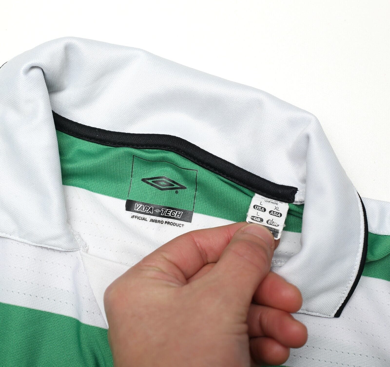 2004/05 CELTIC Vintage Umbro Home Football Shirt (L)
