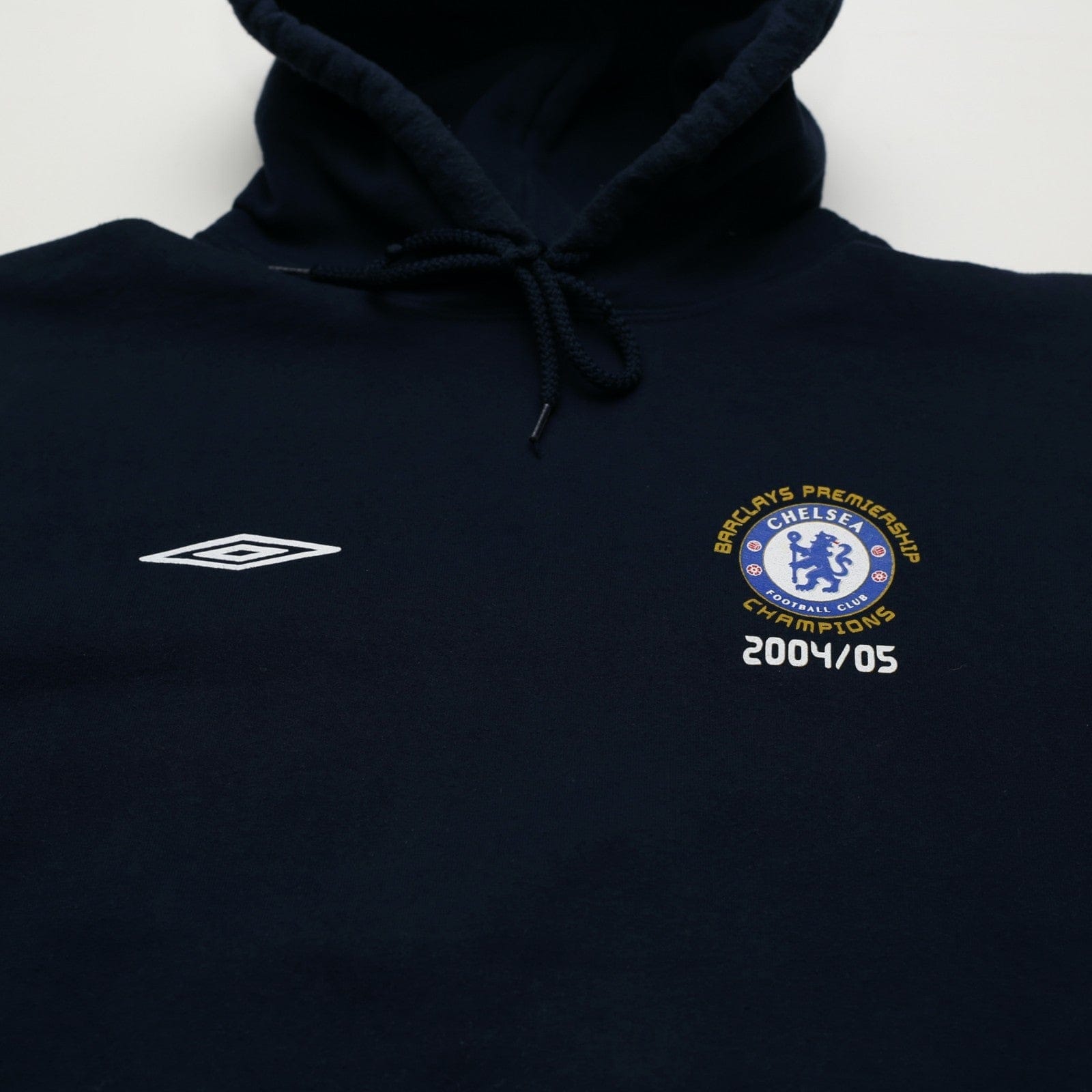 2004/05 Chelsea Vintage Umbro Premier League Champions Football Hoodie (XL)