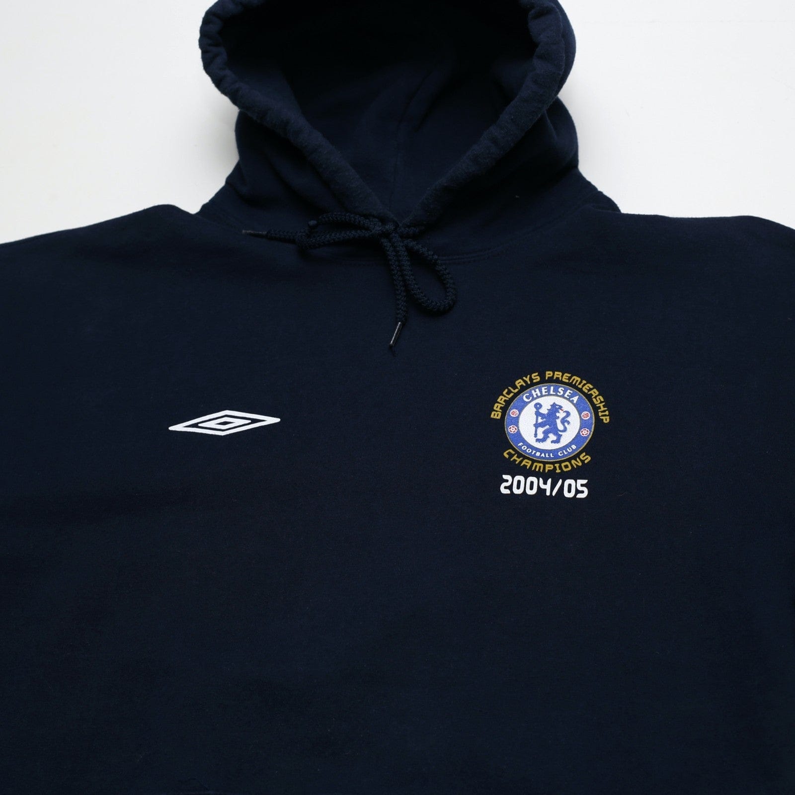 2004/05 Chelsea Vintage Umbro Premier League Champions Football Hoodie (XL)