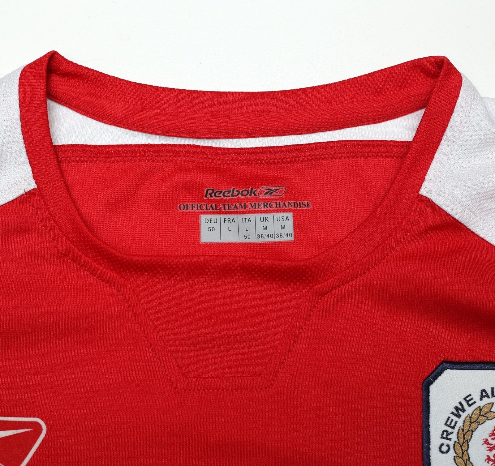 2004/05 CREWE ALEXANDRA Vintage Reebok Home Football Shirt (M)