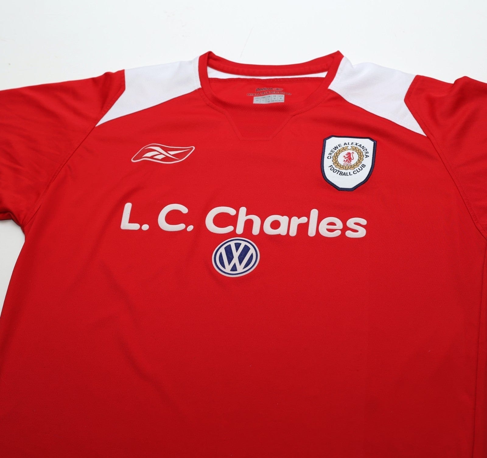 2004/05 CREWE ALEXANDRA Vintage Reebok Home Football Shirt (M)