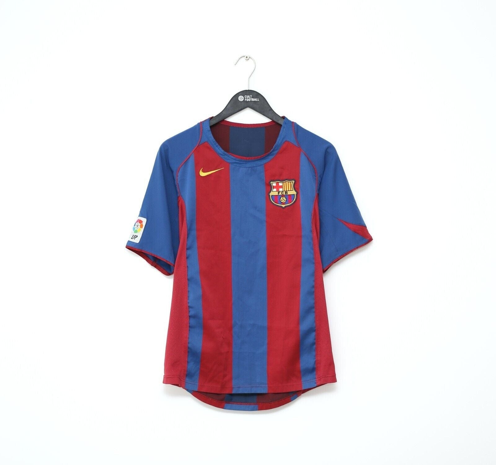 2004/05 ETO'O #9 Barcelona Vintage Nike Home Football Shirt Jersey (S)