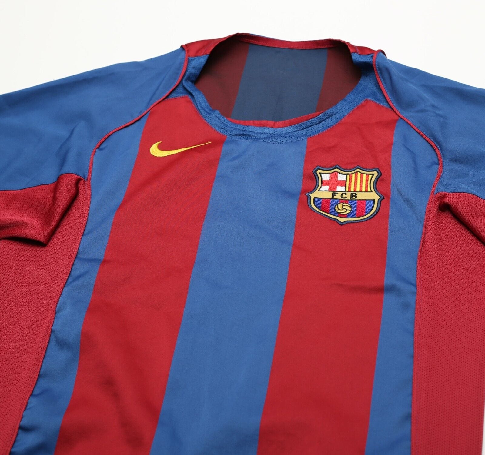2004/05 ETO'O #9 Barcelona Vintage Nike Home Football Shirt Jersey (S)