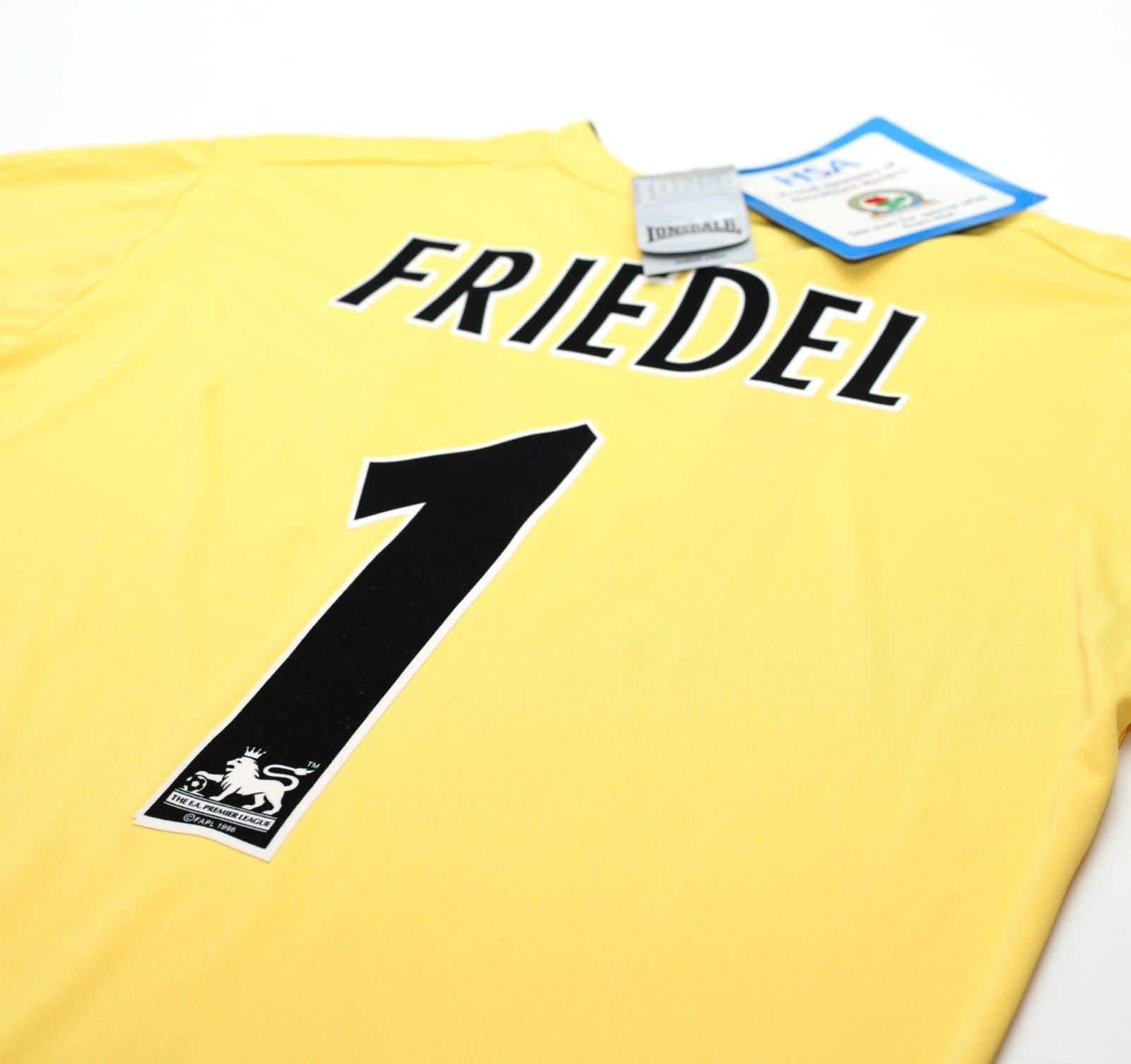 2004/05 FRIEDEL #1 Blackburn Rovers Vintage Lonsdale GK Football Shirt (S) BNWT