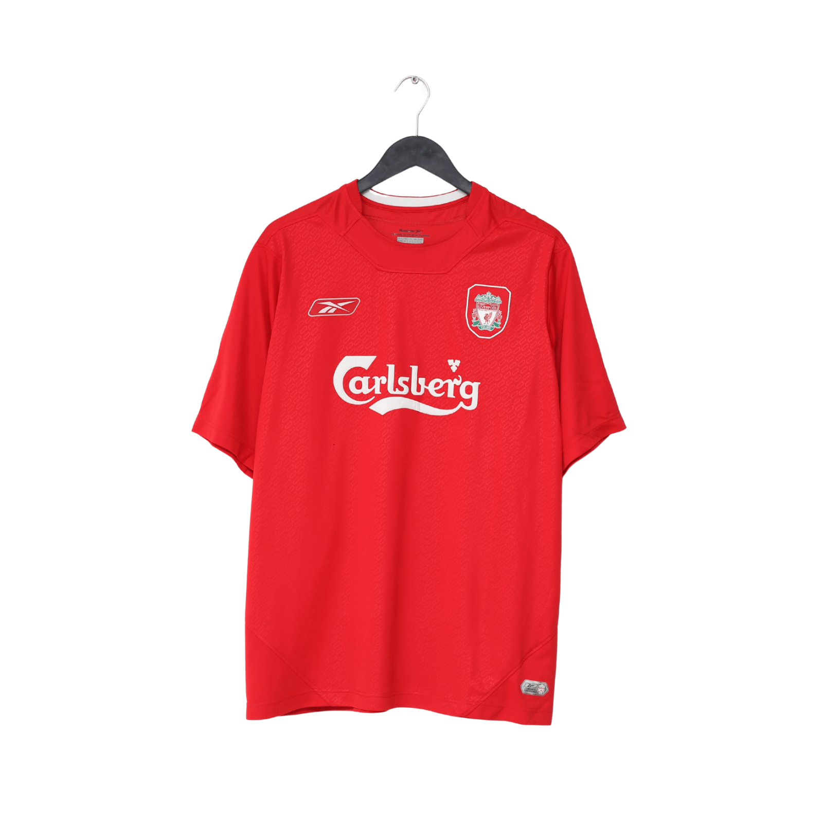 2004/05 GERRARD #8 Liverpool Vintage Reebok European Home Football Shirt (L)