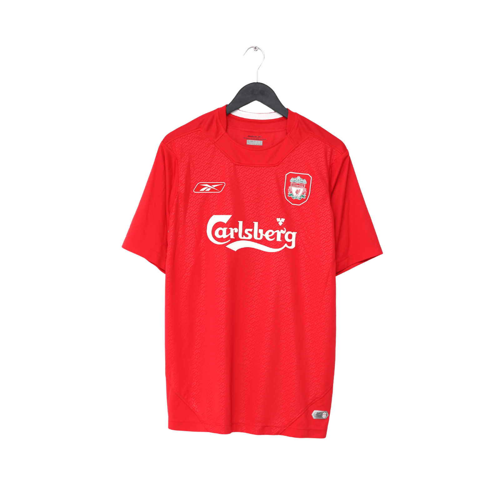 2004/05 GERRARD #8 Liverpool Vintage Reebok European Home Football Shirt (M)