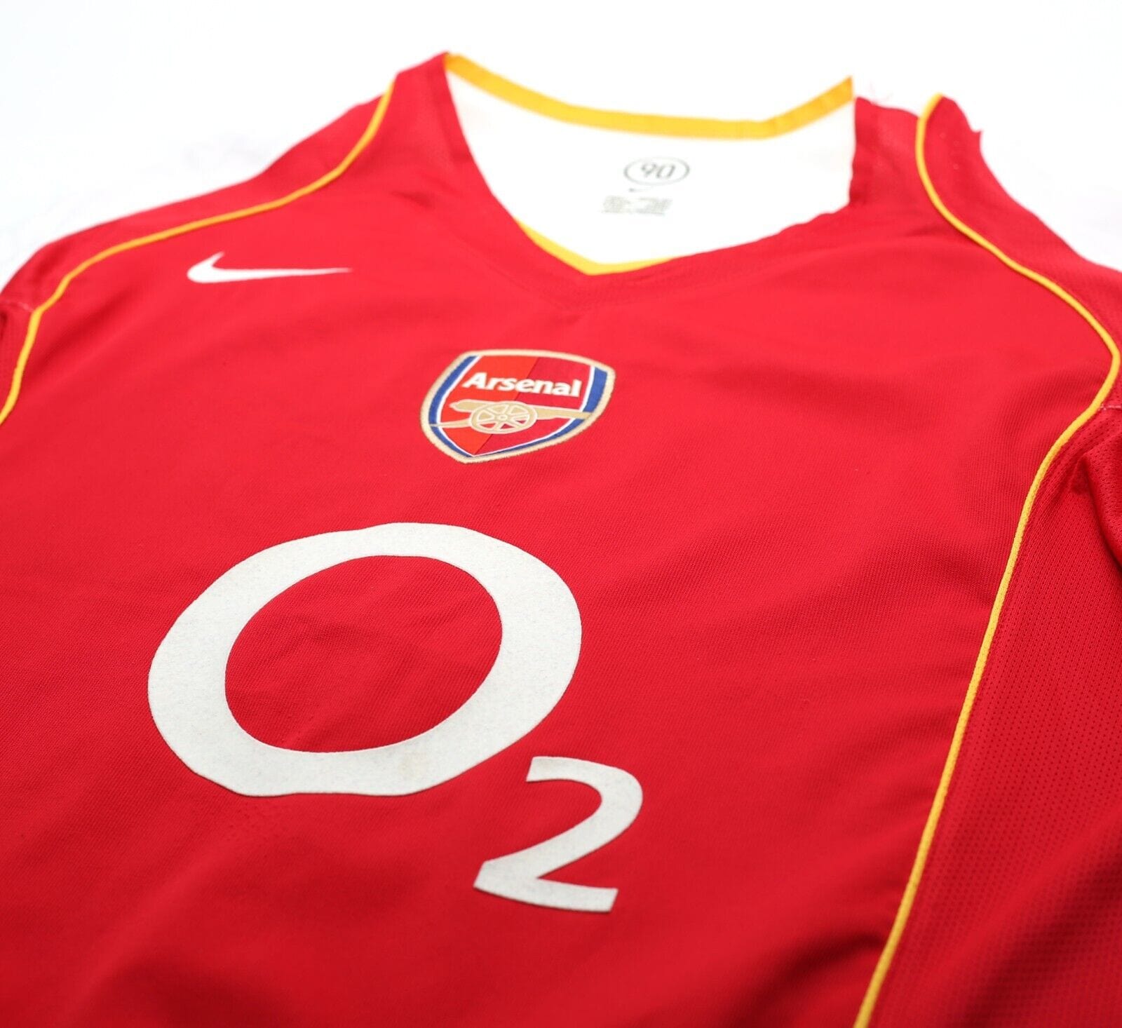 2004/05 HENRY #14 Arsenal Vintage Nike Home Football Shirt Jersey (L)