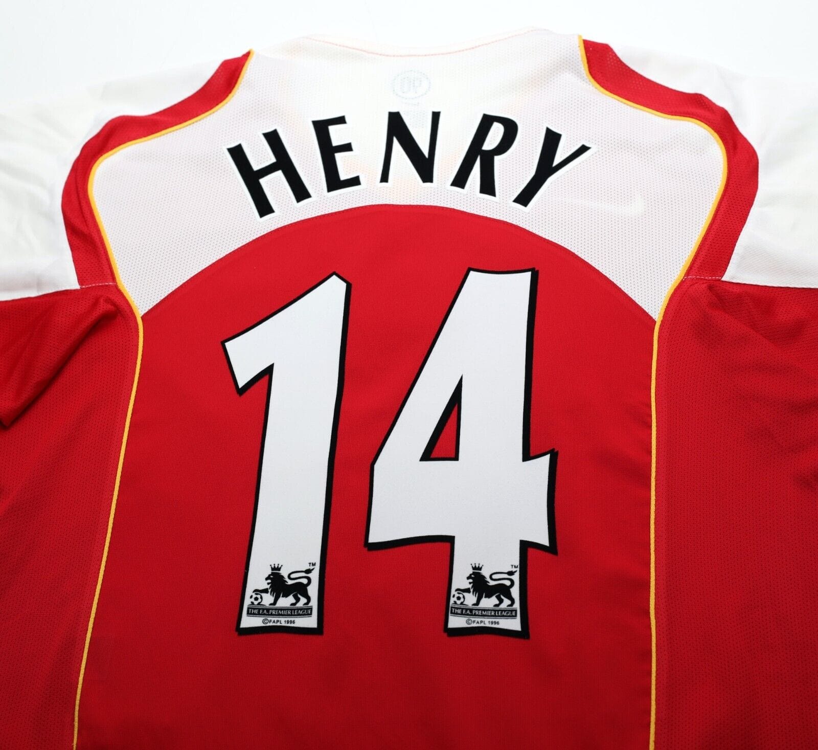 2004/05 HENRY #14 Arsenal Vintage Nike Home Football Shirt Jersey (L)